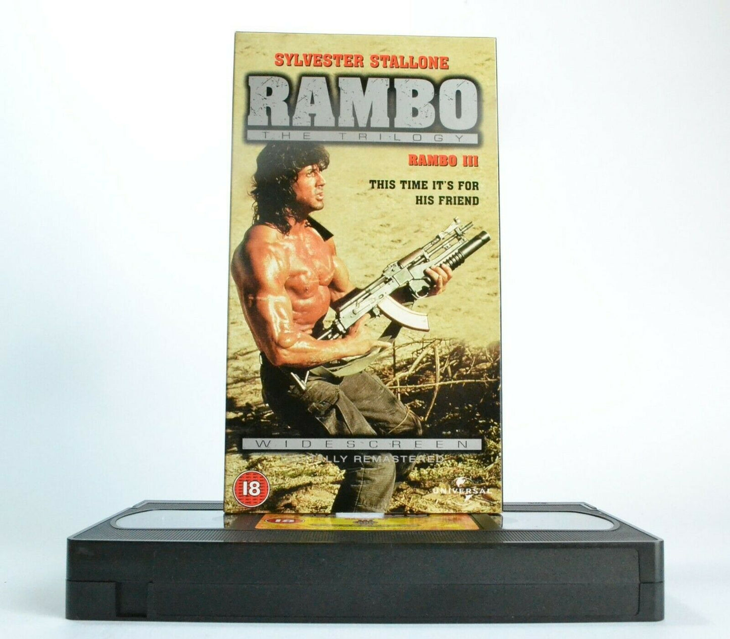 Rambo 3 - Action - Digitally Remastered - Widescreen - Sylvester Stallone - VHS-