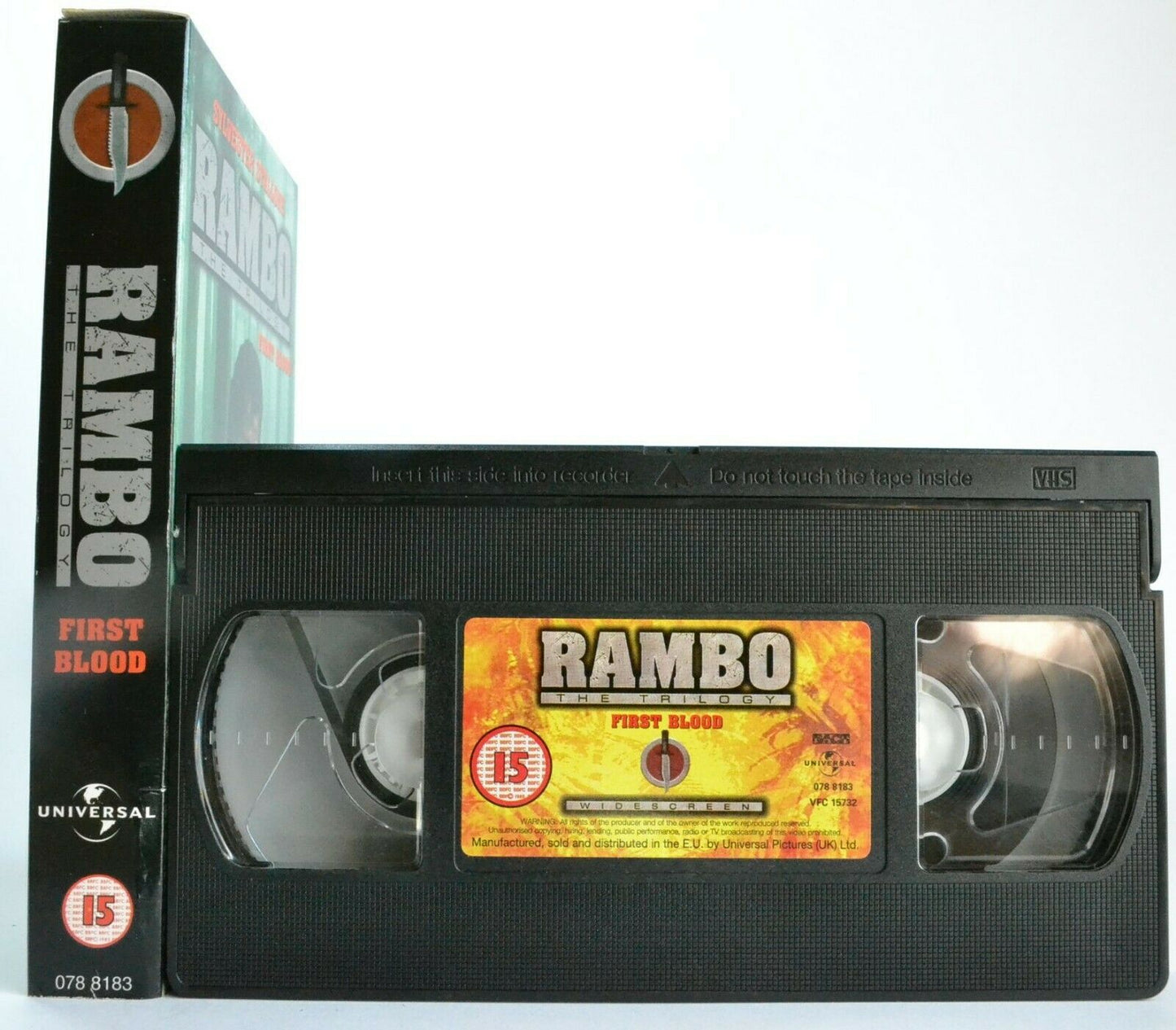 Rambo: First Blood - Digitally Remastered - Widescreen Action - S.Stallone - VHS-