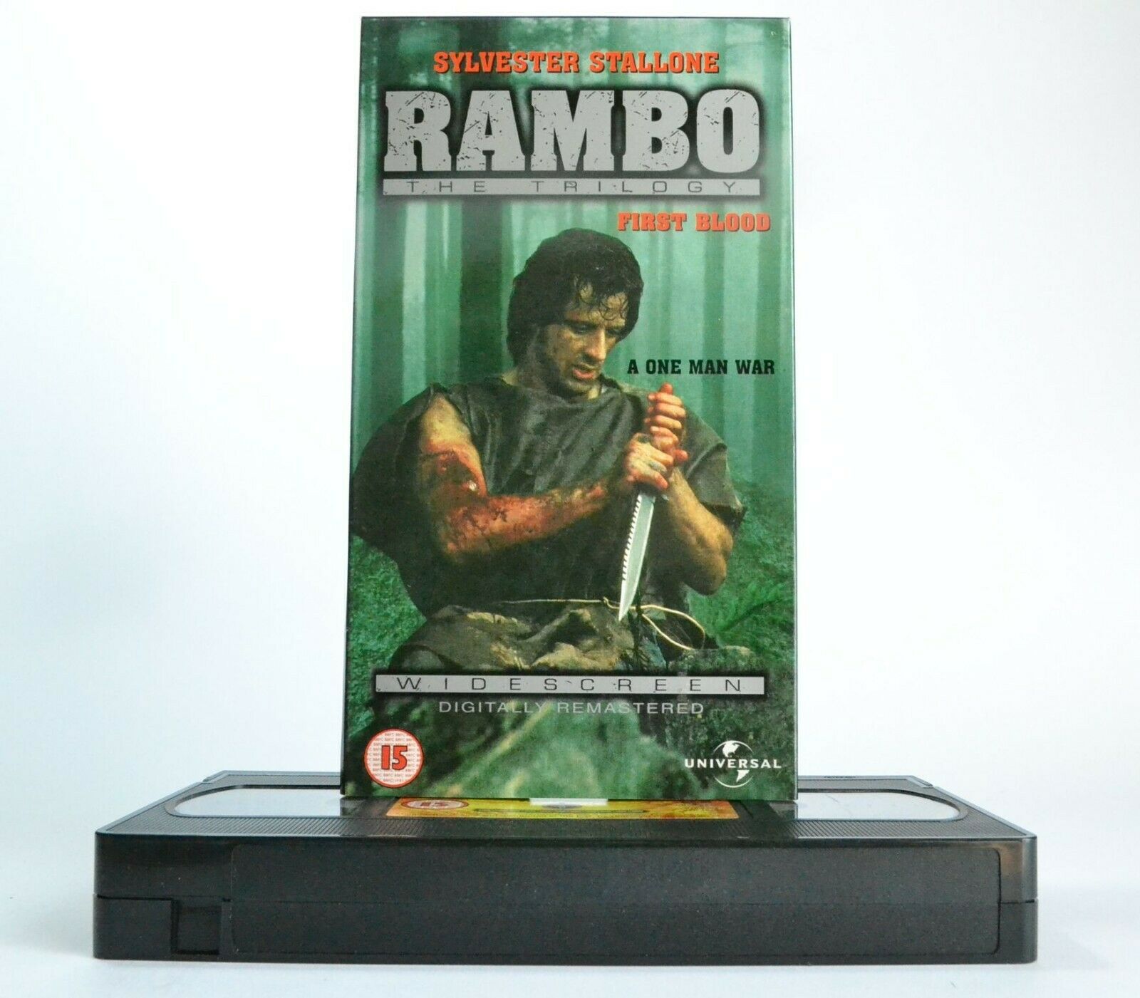 Rambo: First Blood - Digitally Remastered - Widescreen Action - S.Stallone - VHS-