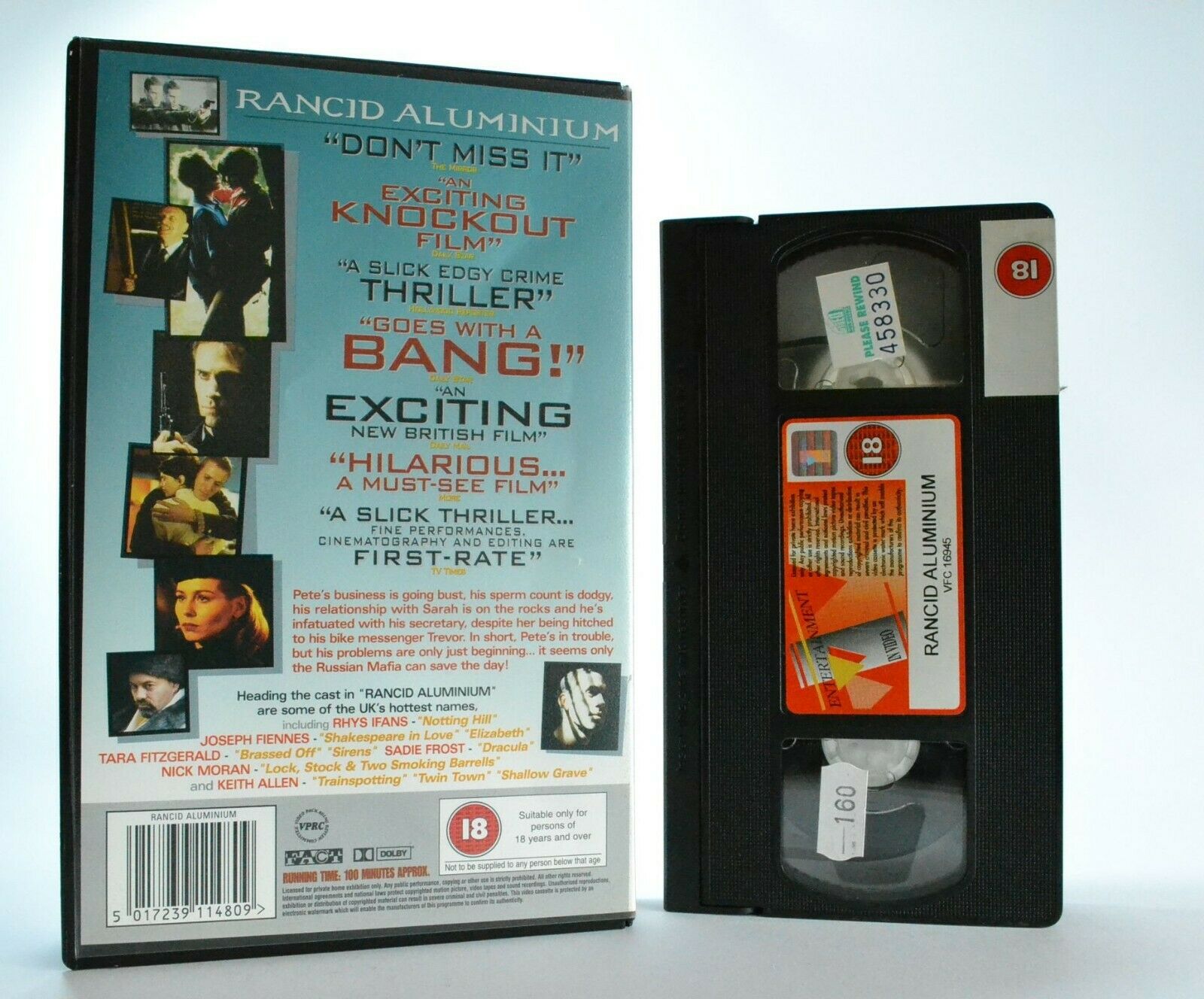 Rancid Aluminium: Based On J.Hawes Novel - Comedy - Large Box - Ex-Rental - VHS-