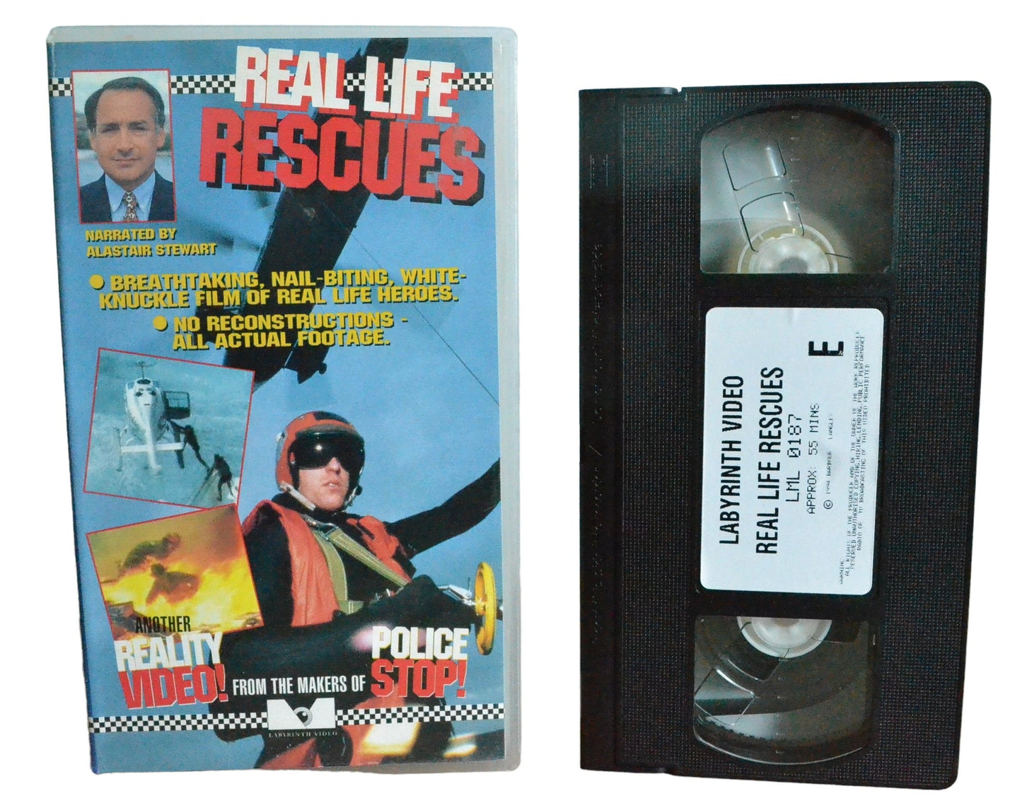 Real Life Rescues - Labyrinth Video - LML0187 - Action - Pal - VHS-