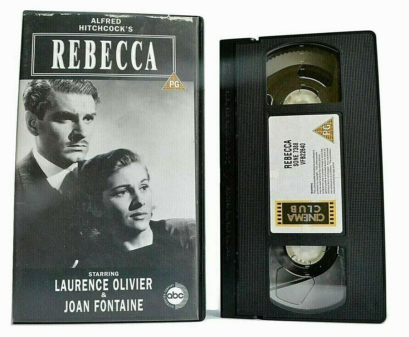 Rebecca (1940); Alfred Hitchcock - Psychological Thriller - Joan Fontaine - VHS-