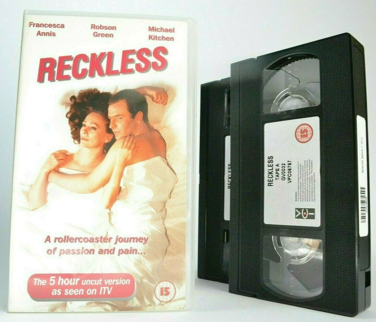 Reckless (Uncut Version) - Drama Series - Francesca Annis / Robson Green - VHS-