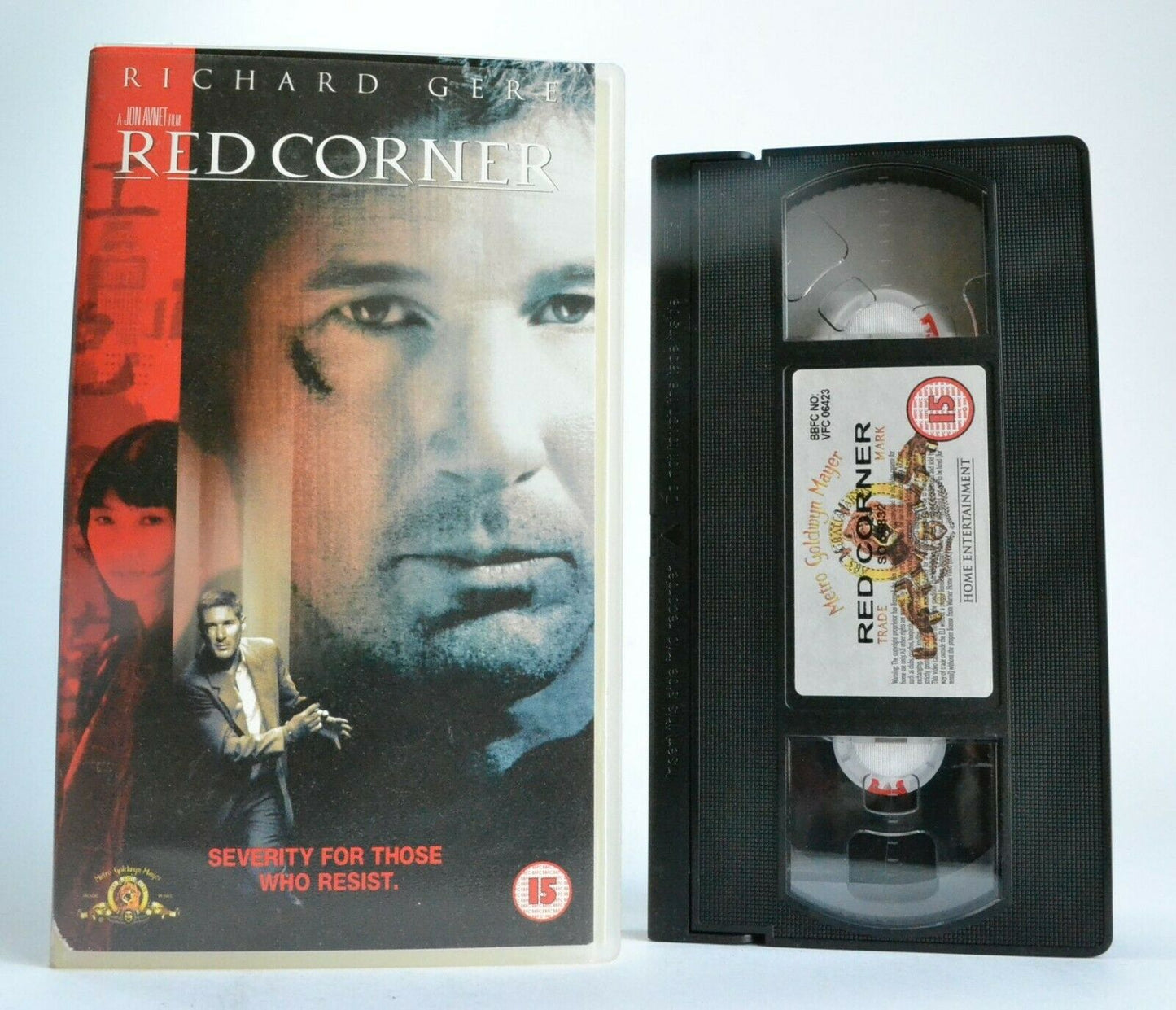 Red Corner: R.Gere; Censored In China - Mystery Thriller - Award Winner - VHS-