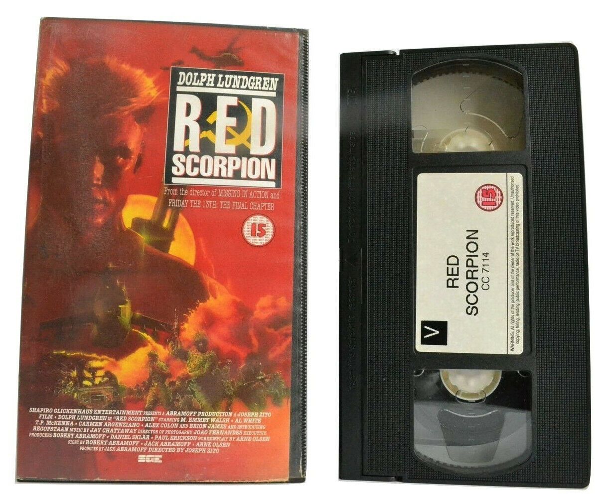 Red Scorpion (1988); [Joseph Zito]: Antihero Action - Dolph Lundgren - Pal VHS-