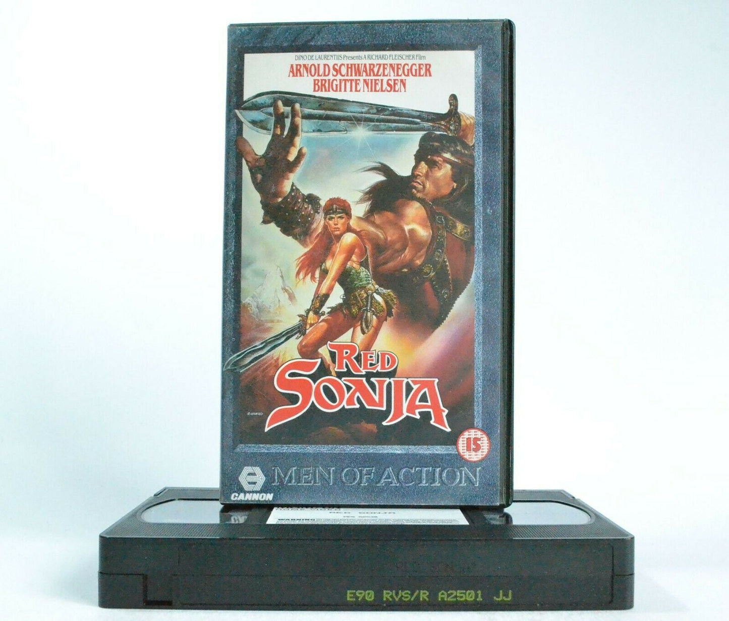 Red Sonja: Action/Adventure - Arnold Schwarzenegger/Brigitte Nielsen - Pal VHS-