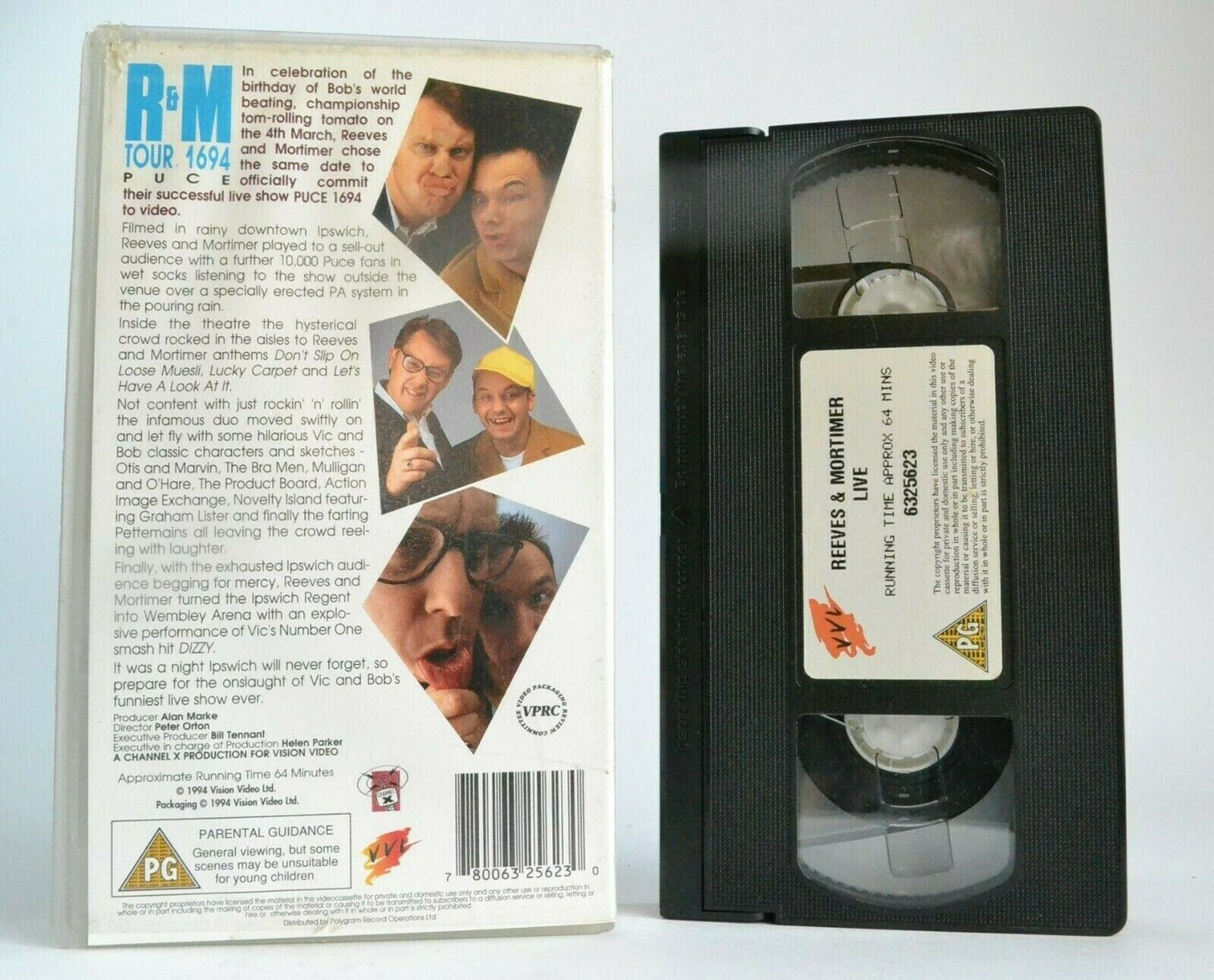 Reeves And Mortimer: Live R&M Tour 1694 Puce - British Stand-Up Comedy - Pal VHS-