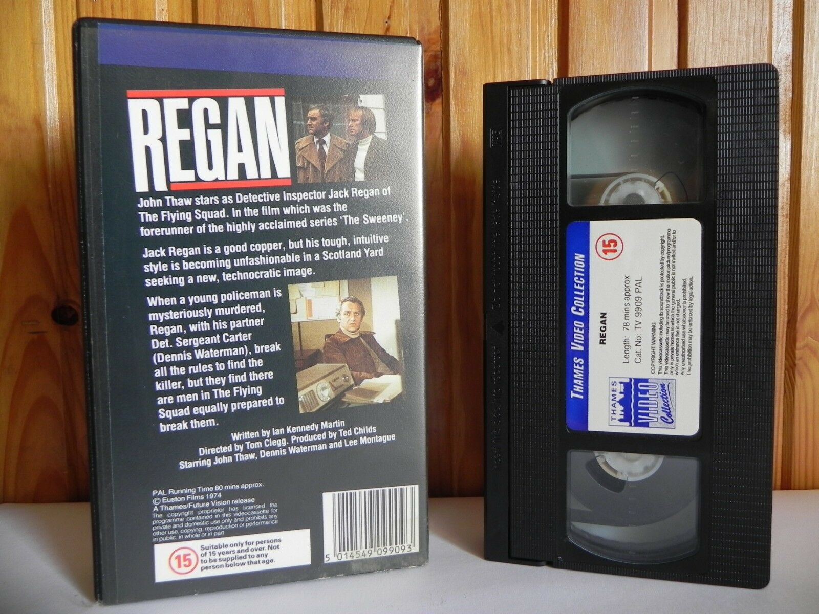 Regan - Thames - Criminal - John Thaw - Dennis Waterman - Lee Montague - Pal VHS-