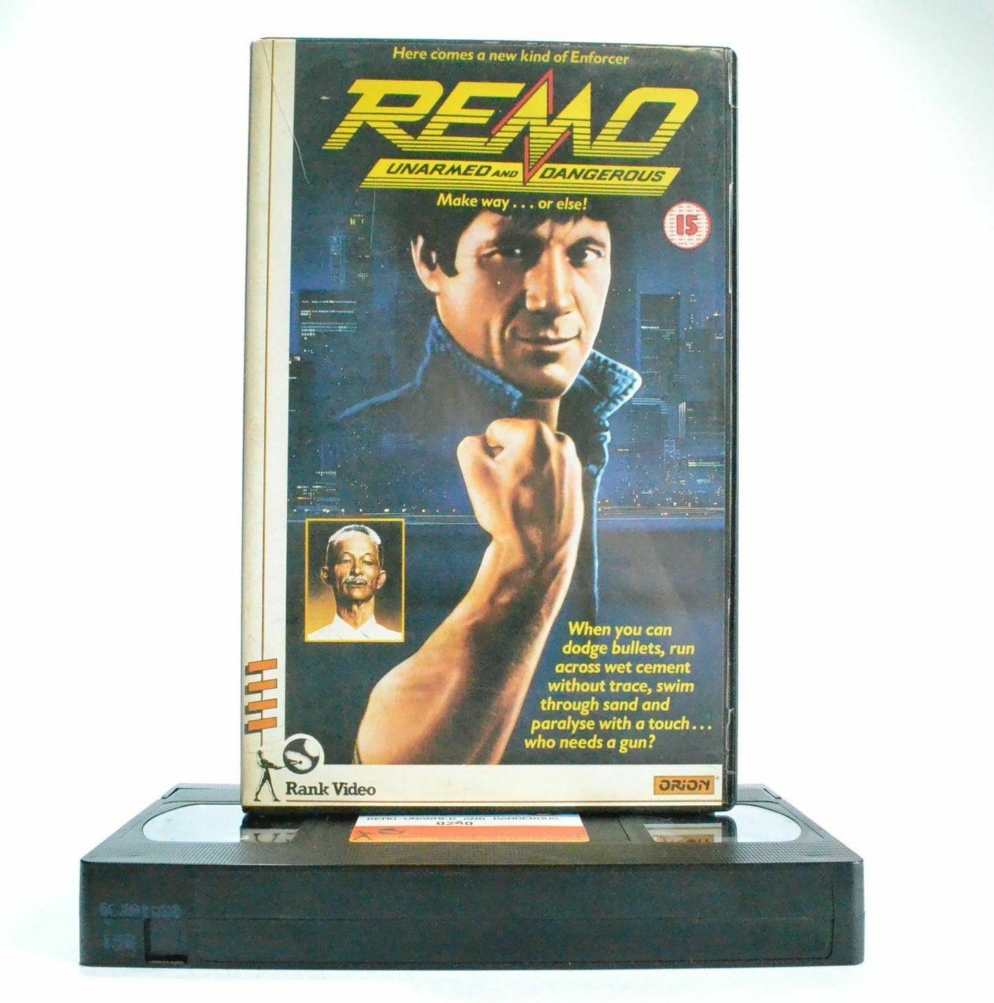 Remo: Unarmed And Dangerous - Action Thriller (1985) - Large Box - F.Ward - VHS-