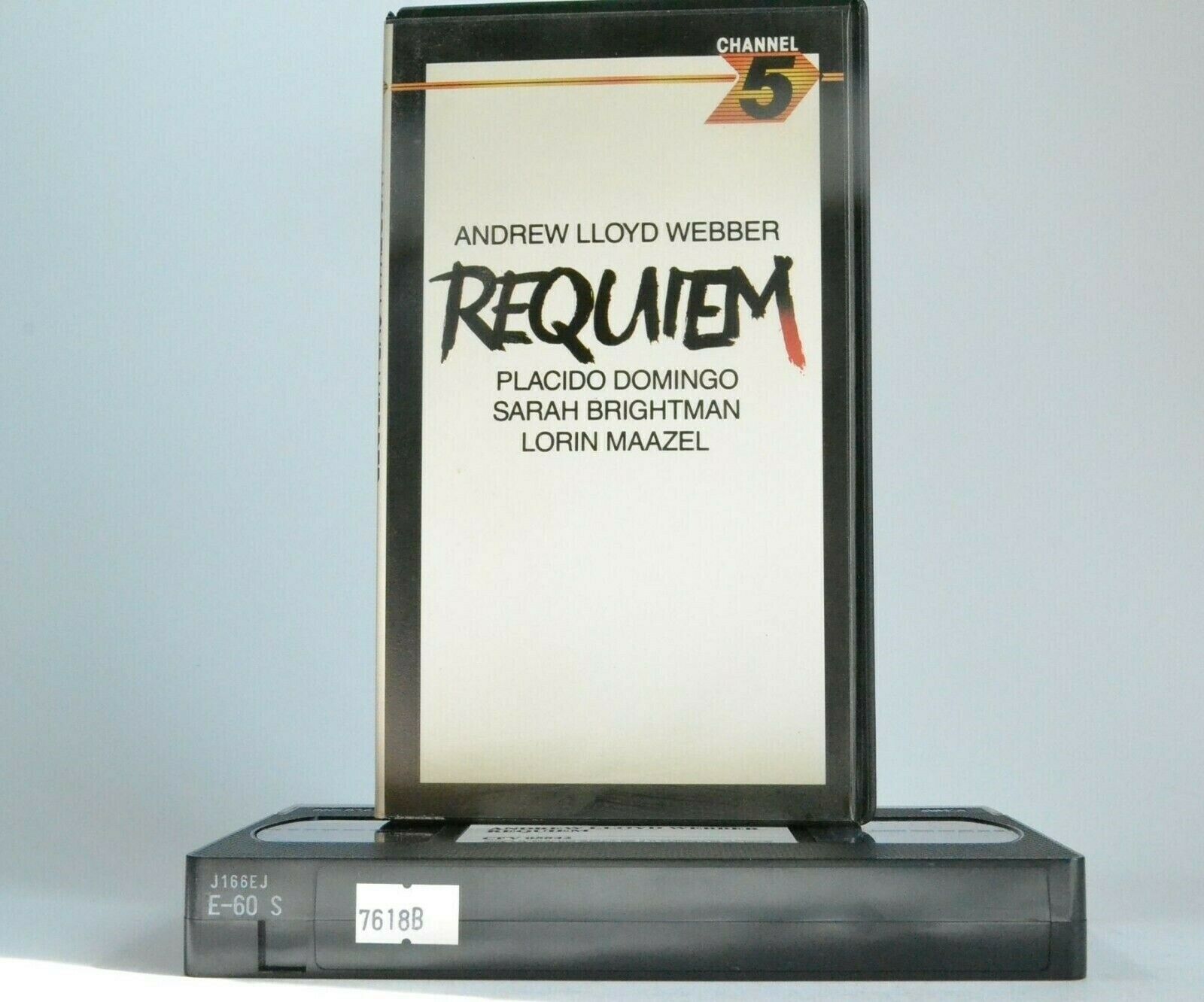 Requiem; [Andrew Lloyd Webber] -<Channel 5>- Musical - Placido Domingo - VHS-