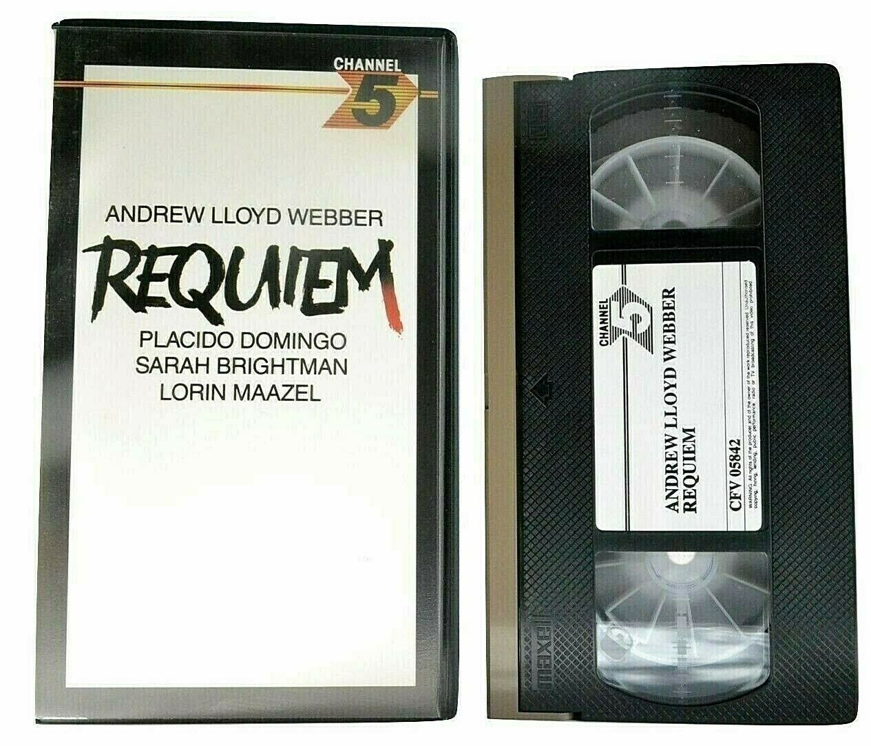 Requiem; [Andrew Lloyd Webber] -<Channel 5>- Musical - Placido Domingo - VHS-