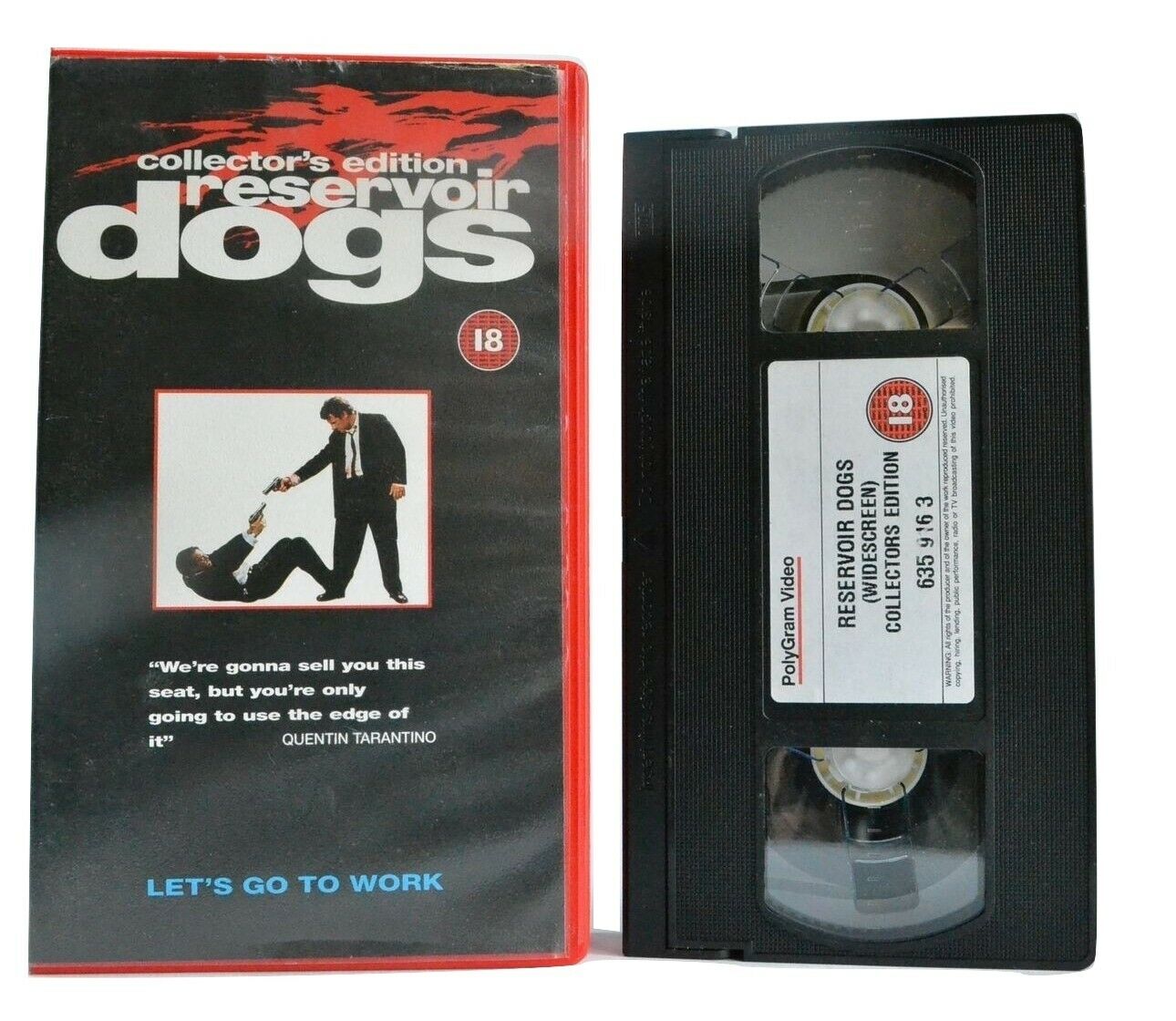 Reservior Dogs (1992): Collectors Edition - Crime Thriller - Harvey Keitel - VHS-