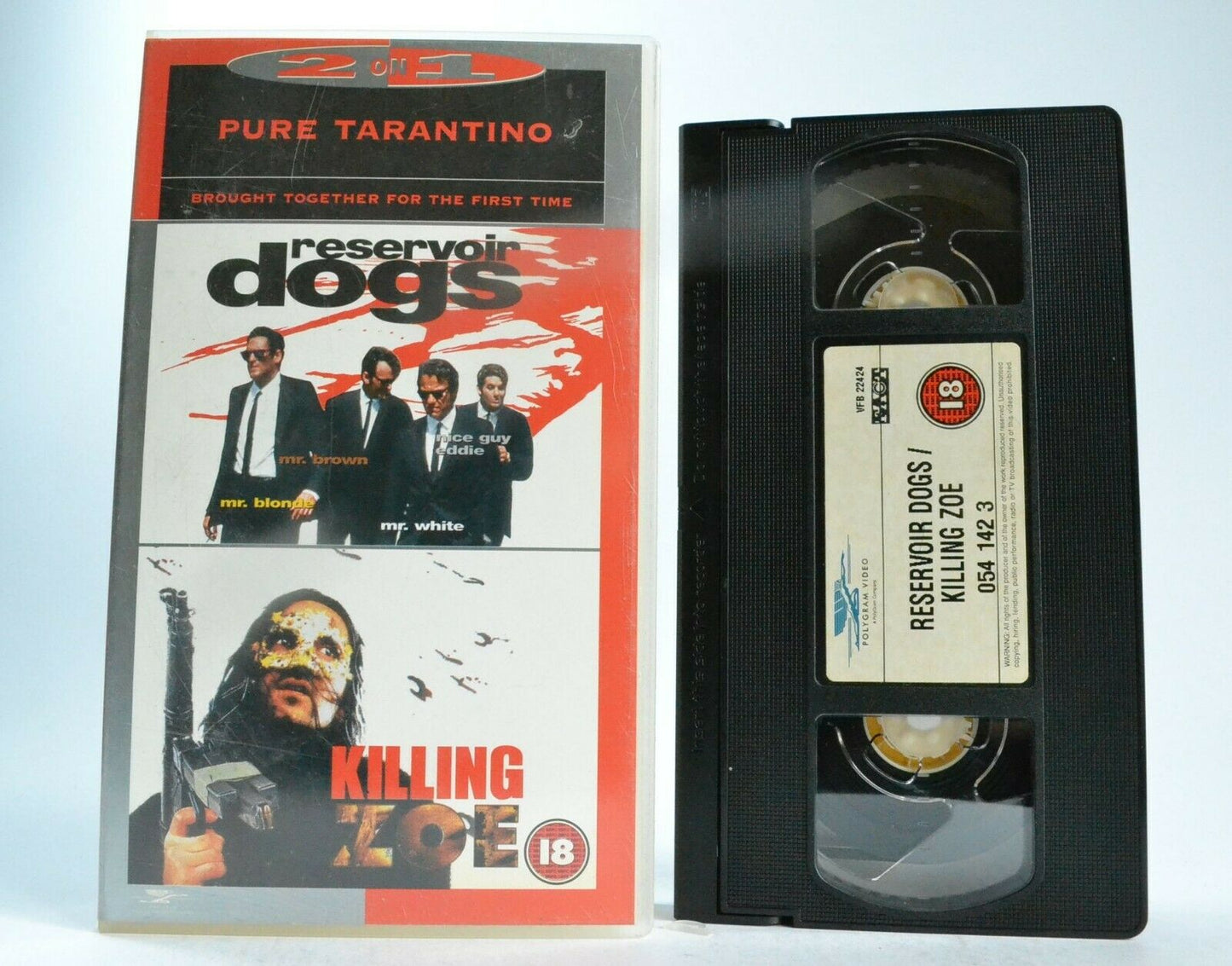 Reservior Dogs (Uncut Version) / Killing Zoe; [Pure Tarantino] Action - Pal VHS-