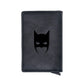 Retro Classic Bat Hero Head Design Card Holder Wallets Men Women Boy Rfid Leather Short Purse Slim Mini Wallet Small Money Bag-