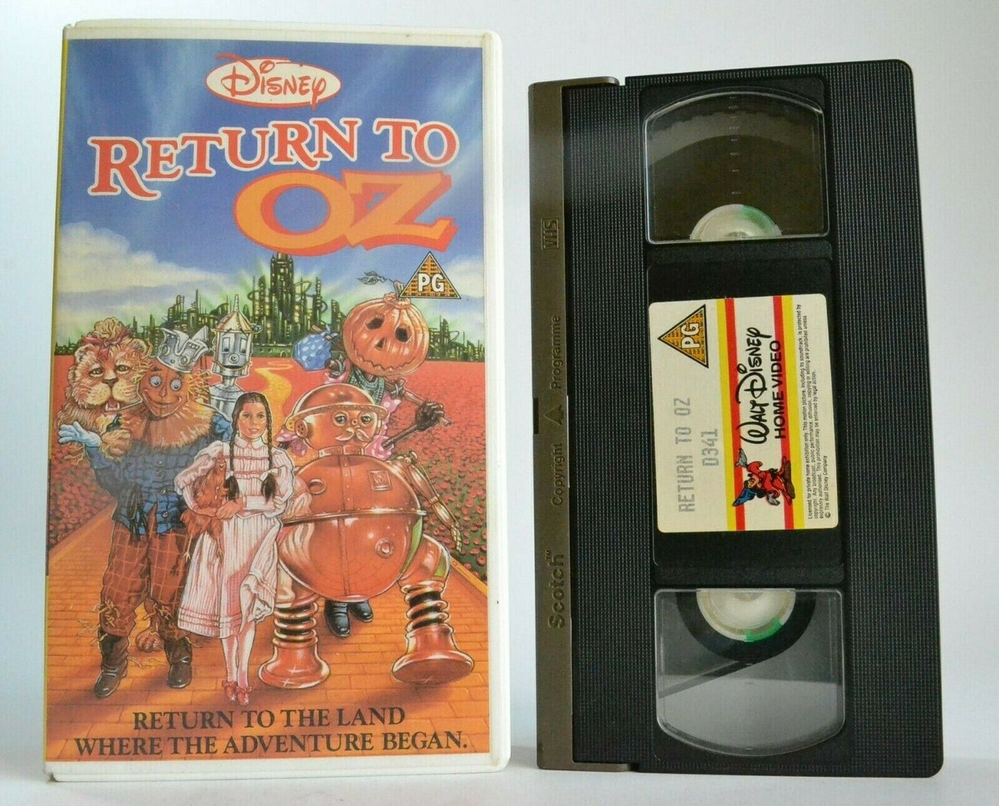 Return To Oz (1985); [L. Frank Baum] - Walt Disney - Piper Laurie - Kids - VHS-