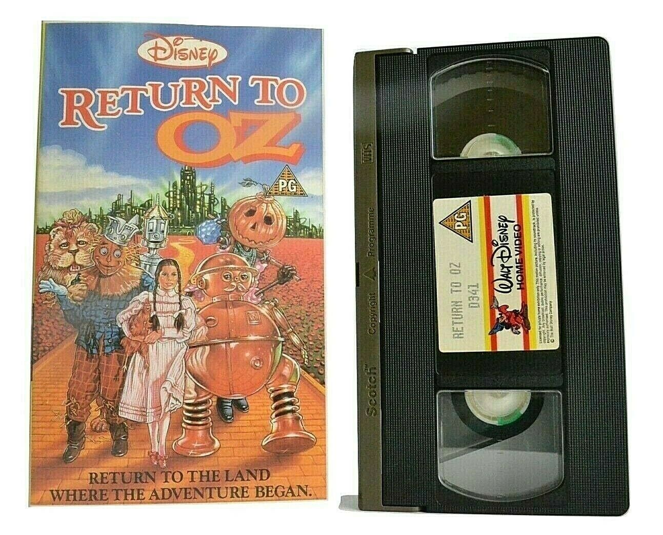 Return To Oz (1985); [L. Frank Baum] - Walt Disney - Piper Laurie - Kids - VHS-