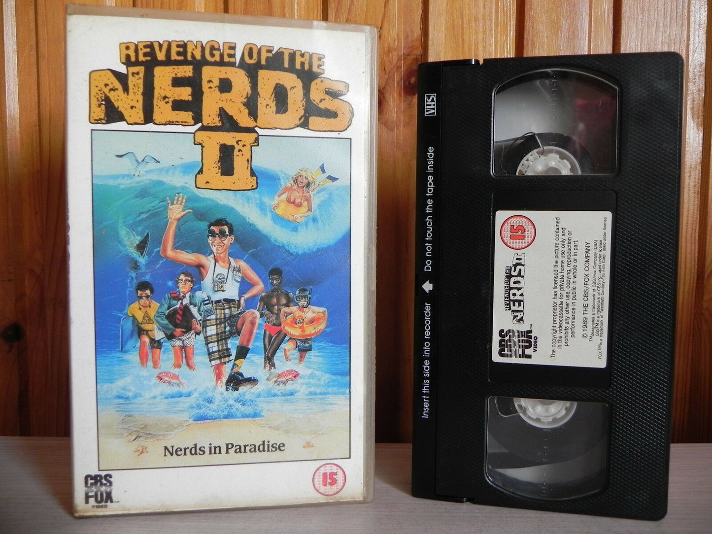 Revenge Of The Nerds 2 - Nerds In Paradise - CBS/FOX - Anthony Edwards - Pal VHS-