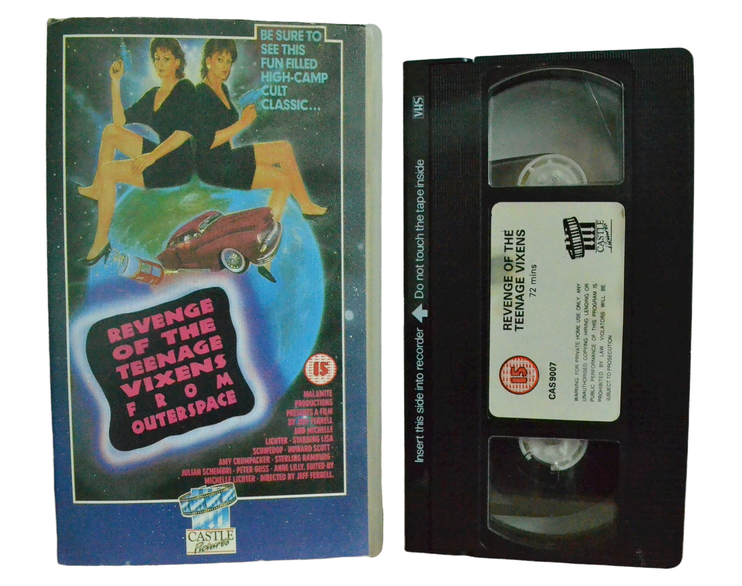 Revenge of The Teenage Vixens - Schwedop - Castle Flower - Vintage - Pal VHS-