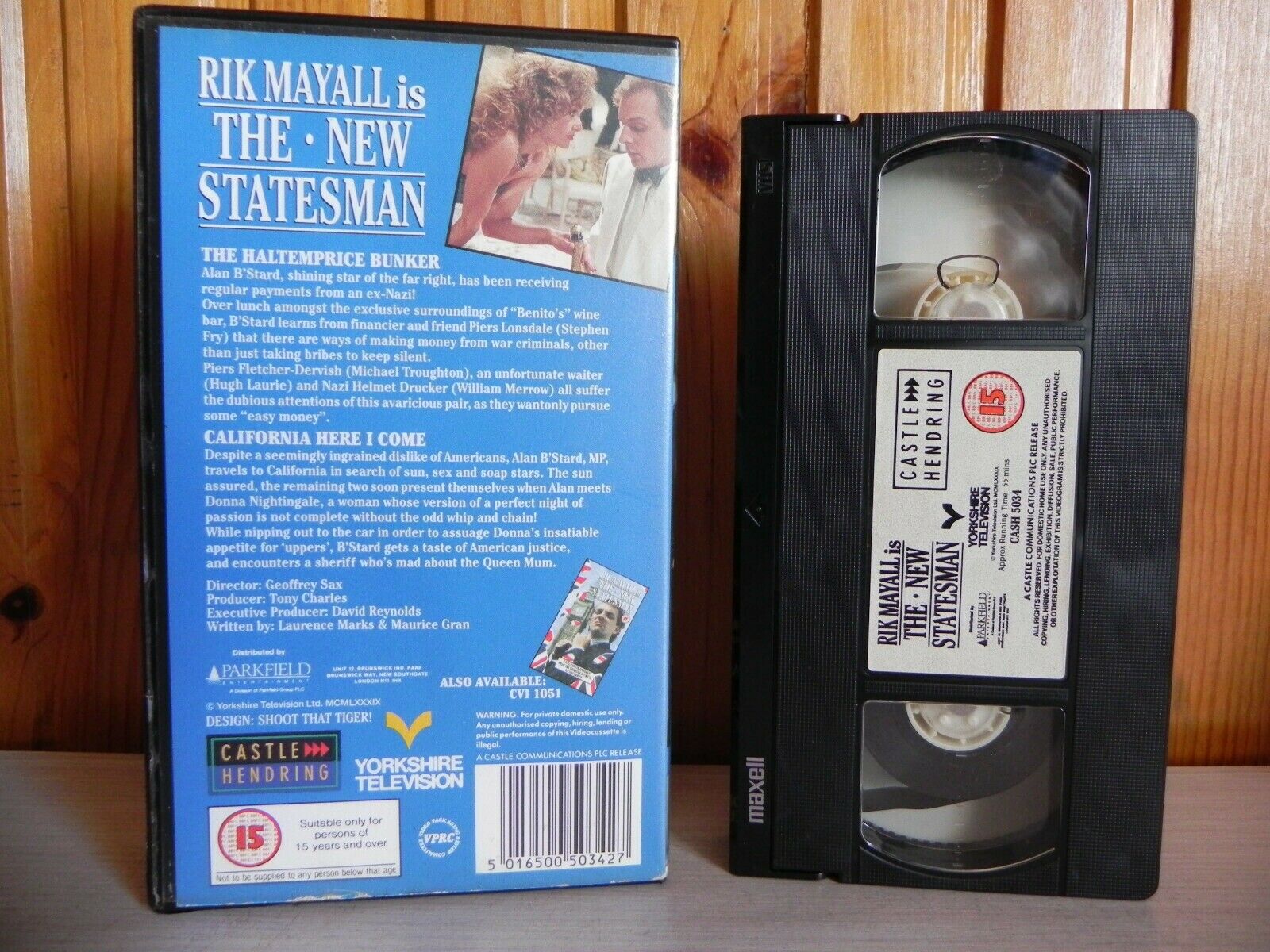 Rick Mayall Is The New Statesman - 2 Full-Lenght Episodes - Tv Series - Pal VHS-