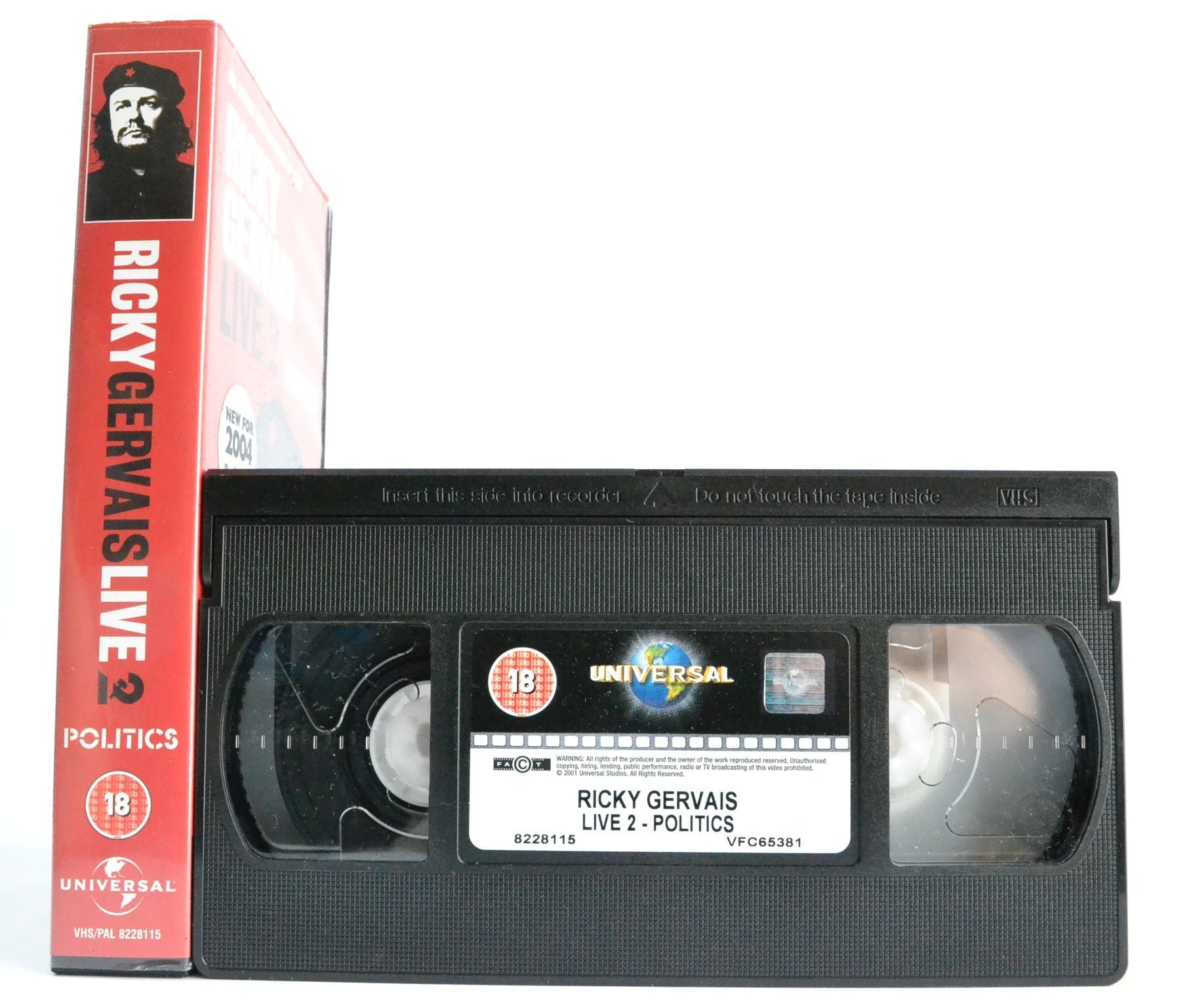 Ricky Gervais: Live 2 (Politics) Stand-Up Comedy - Palace [4 Bonuses Inside] VHS-