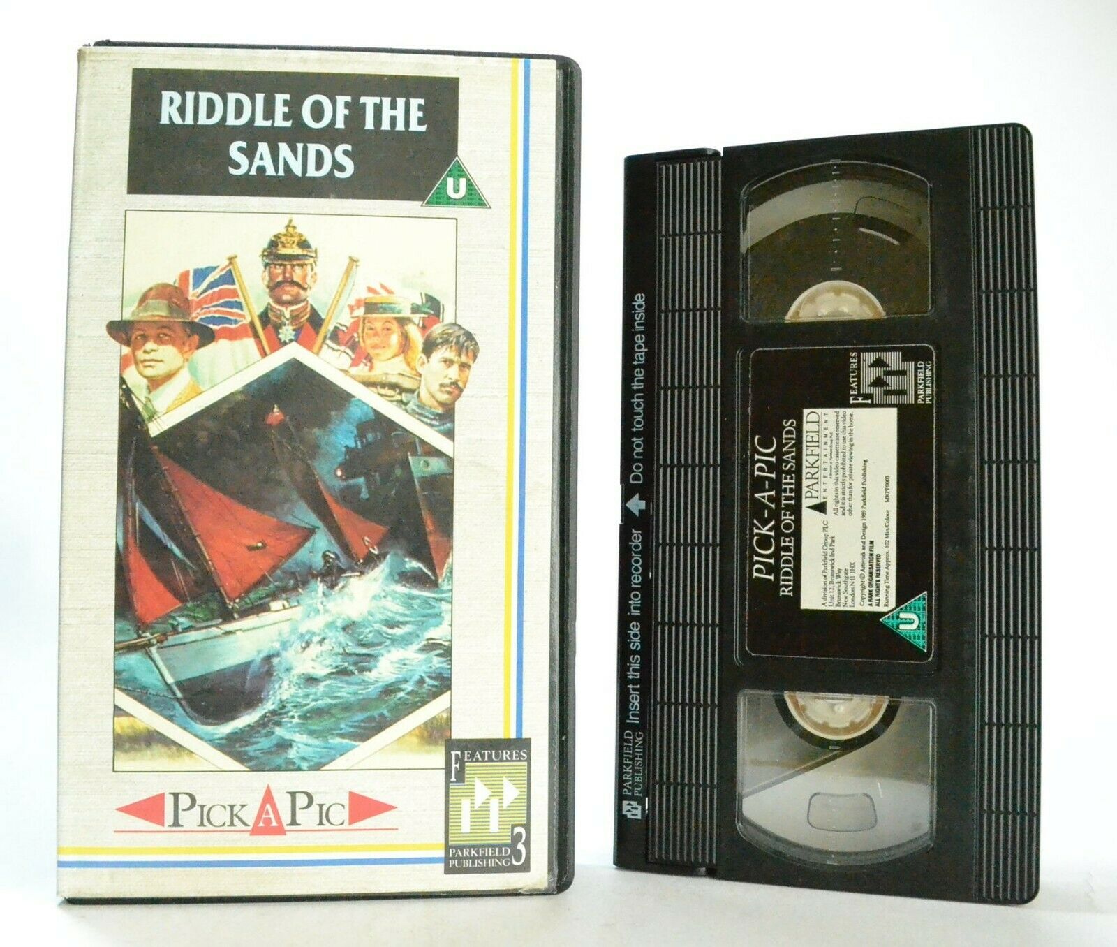 Riddle Of The Sands: Based On E.Childers Novel - Spy Thriller (1979) - Pal VHS-