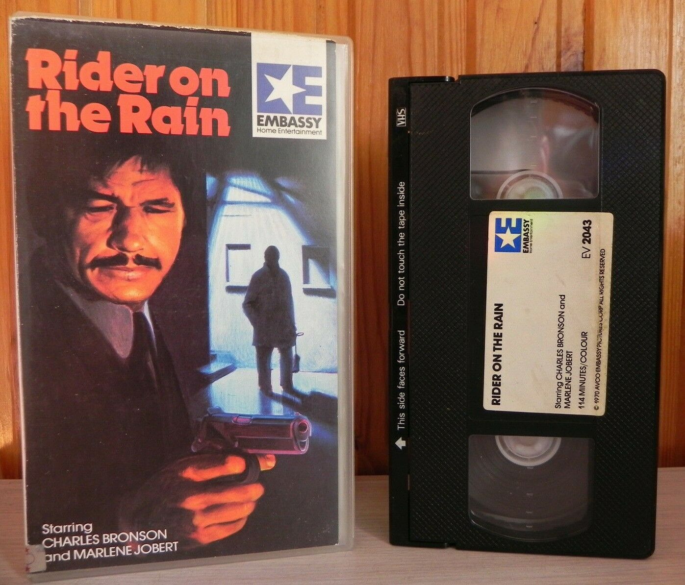 Rider On The Rain: (1970) Charles Bronson - Embassy - Pre-Cert - Action - VHS-