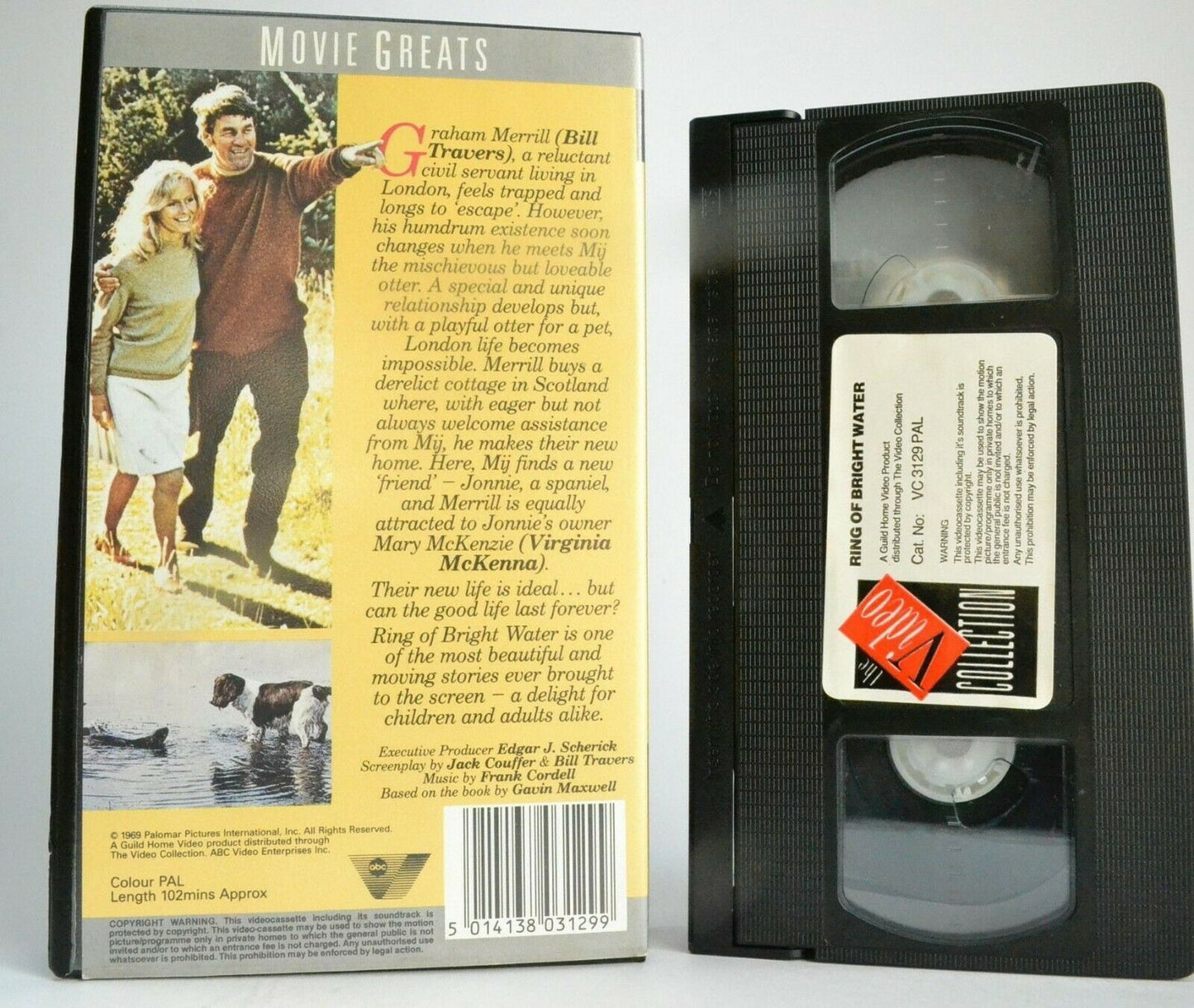 Ring Of Bright Water (1969); [Gavin Maxwell] <Movie Greats> Bill Travers - VHS-