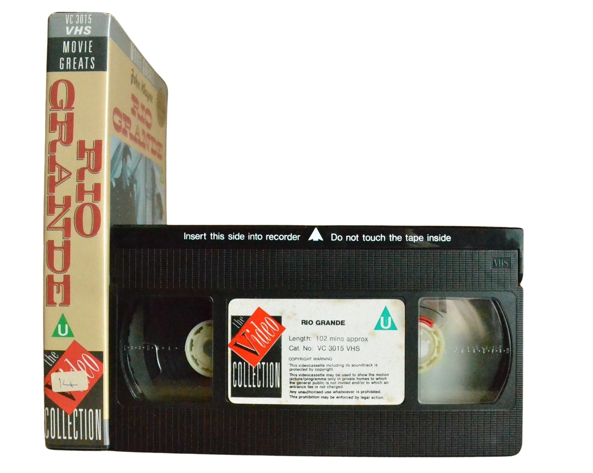 Rio Grande - John Wayne - Vintage - Pal VHS-