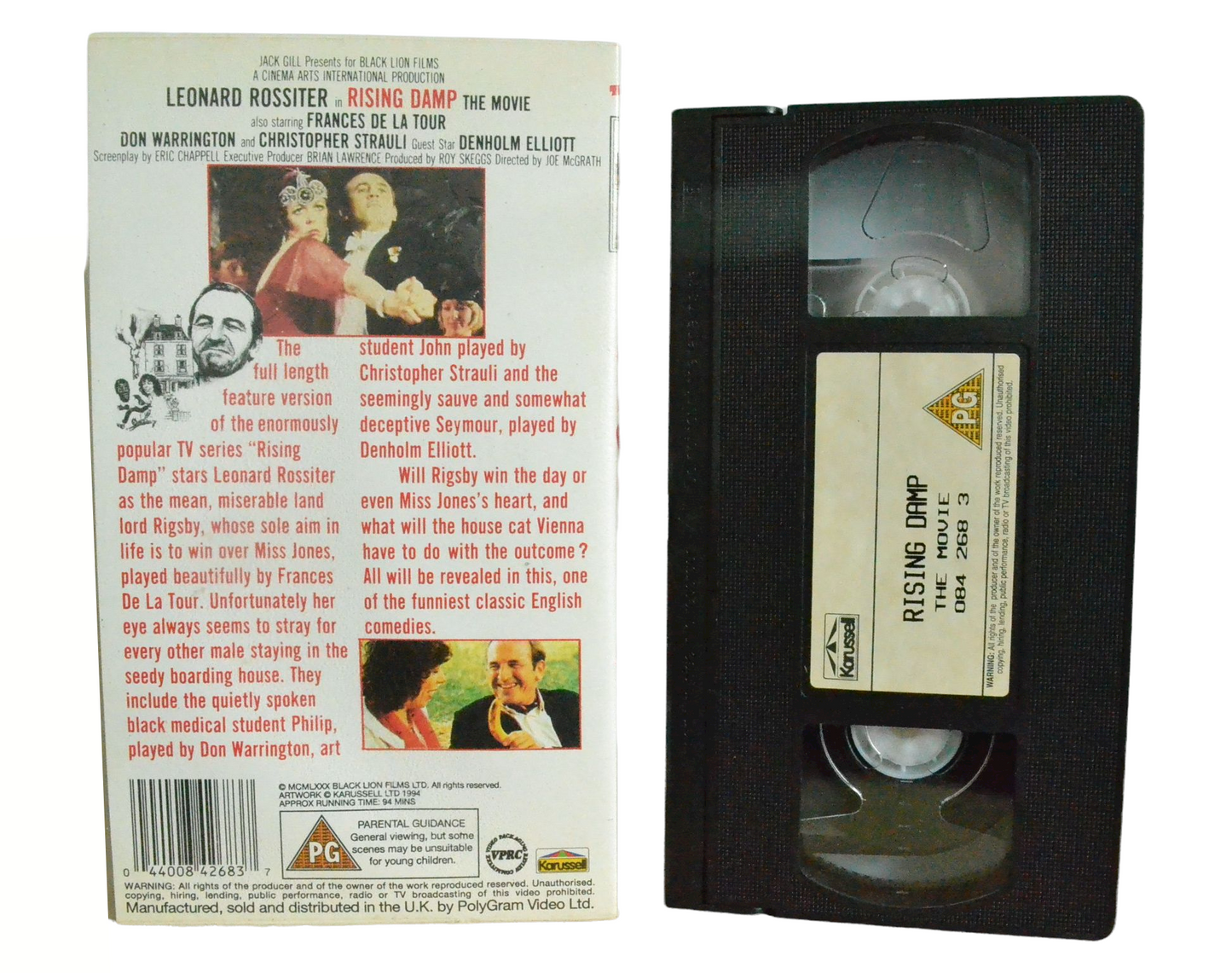 Rising Damp - The Movie - Frances De La Tour - Polygram Video Ltd - Vintage - Pal VHS-