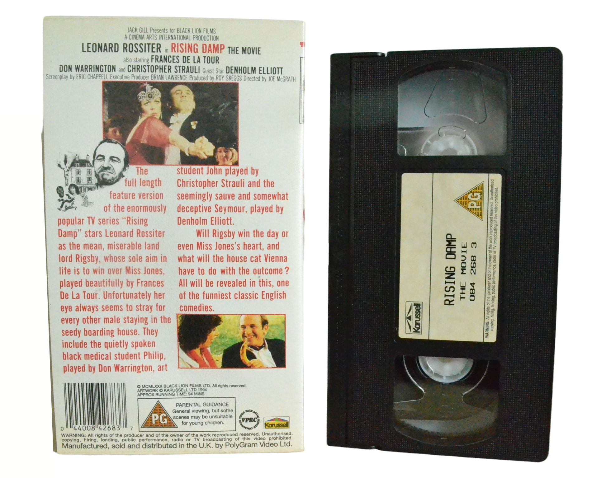 Rising Damp - The Movie - Frances De La Tour - Polygram Video Ltd - Vintage - Pal VHS-