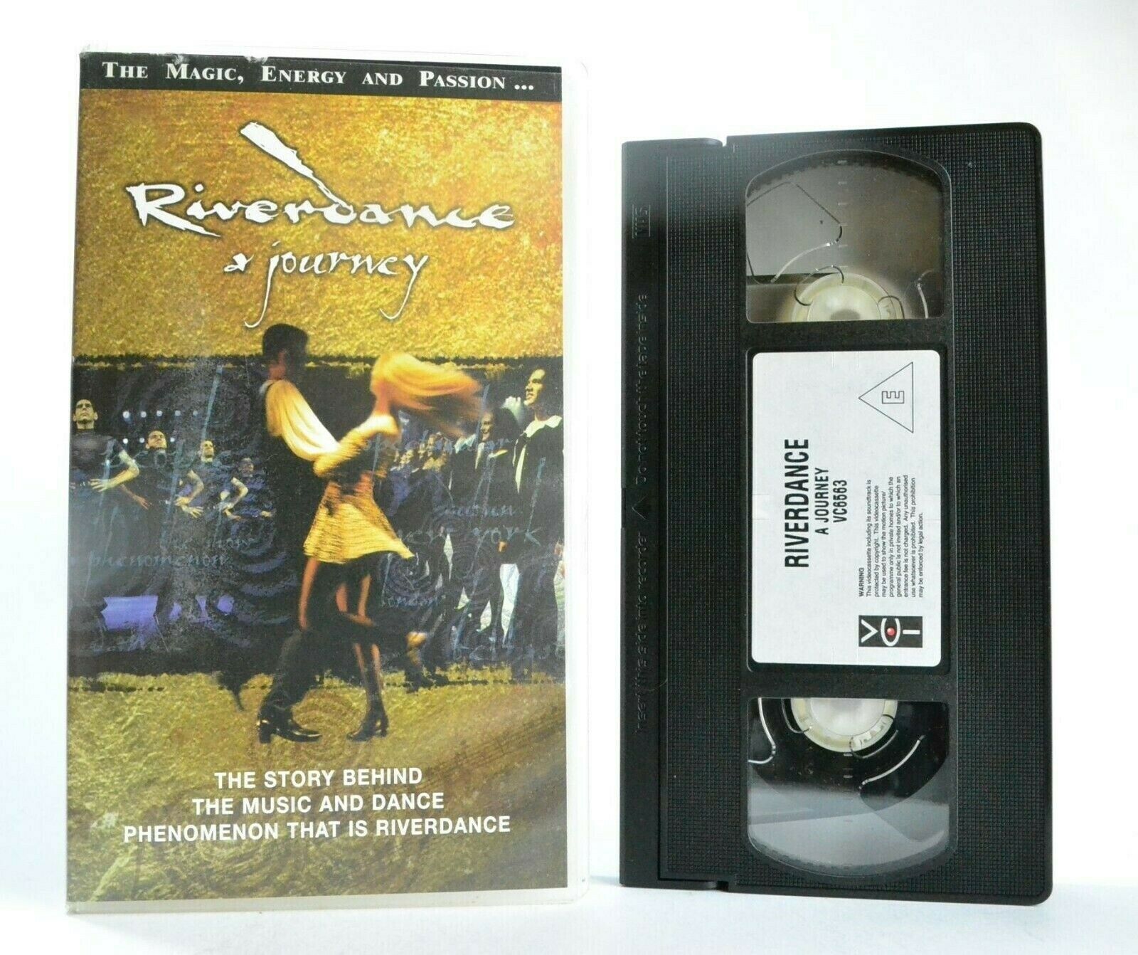 Riverdance: A Journey - Documentary - Magic Music - Dance Phenomenon - Pal VHS-