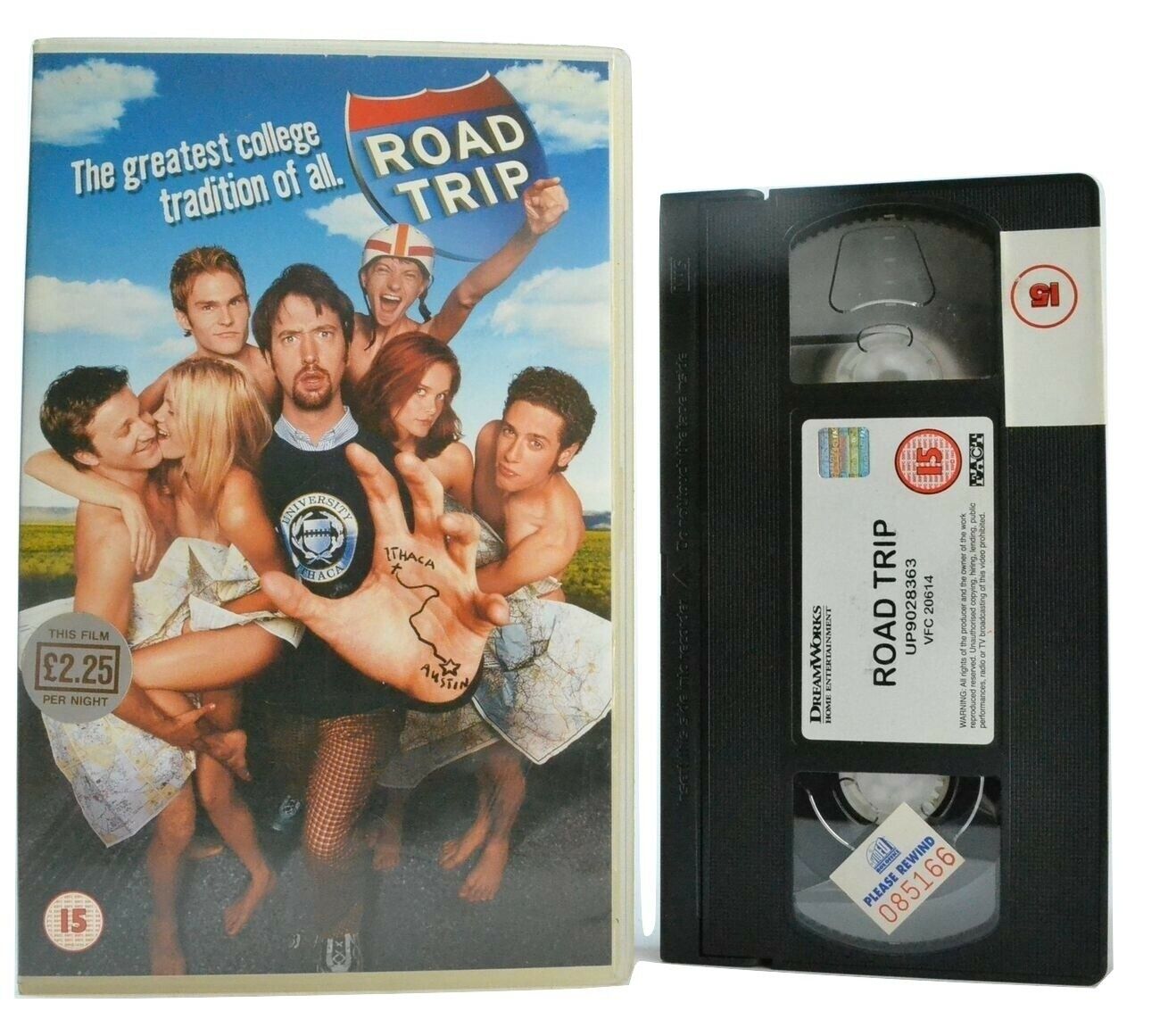 Road Trip (2001): Rules Of Cheating - Comedy - Large Box - Ex-Rental - Pal VHS-