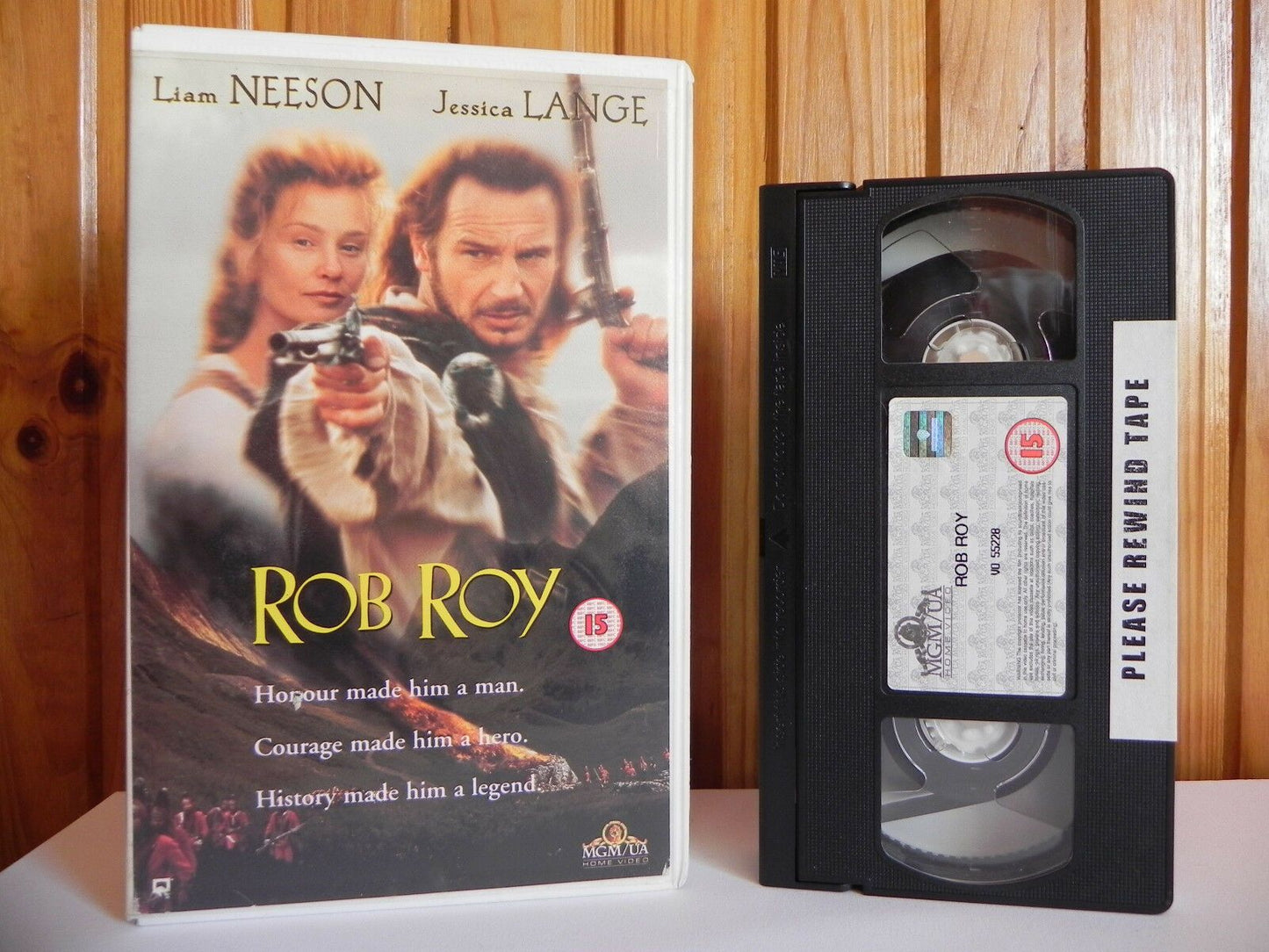 Rob Roy (1995): Biographical Drama [Large Box] Liam Neeson / Jessica Lange - VHS-