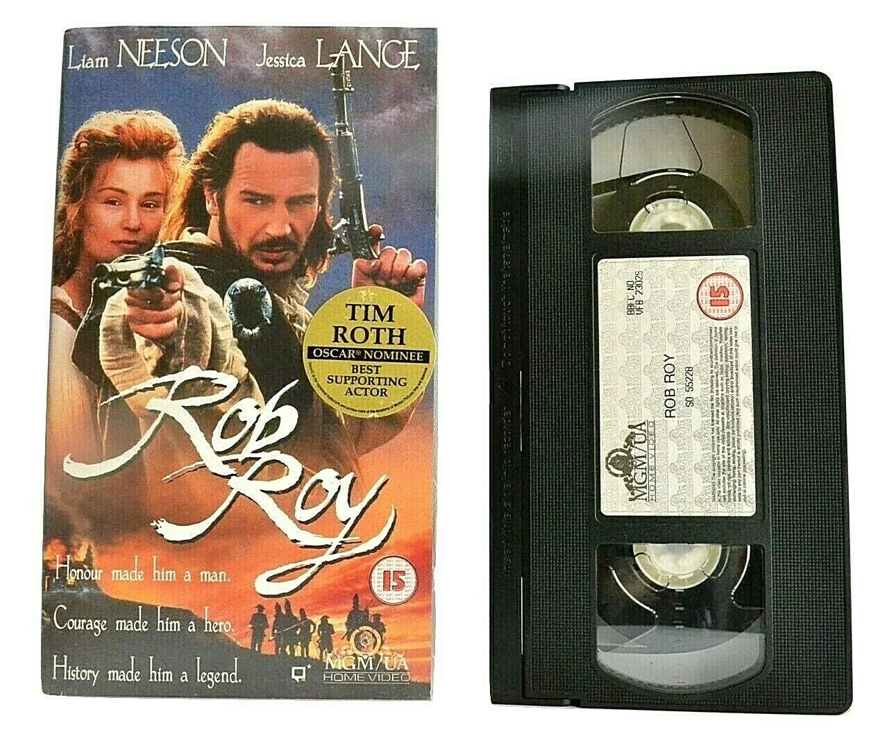 Rob Roy (1995): Scottish Clan Chief - Biographical Drama - Liam Neeson - Pal VHS-