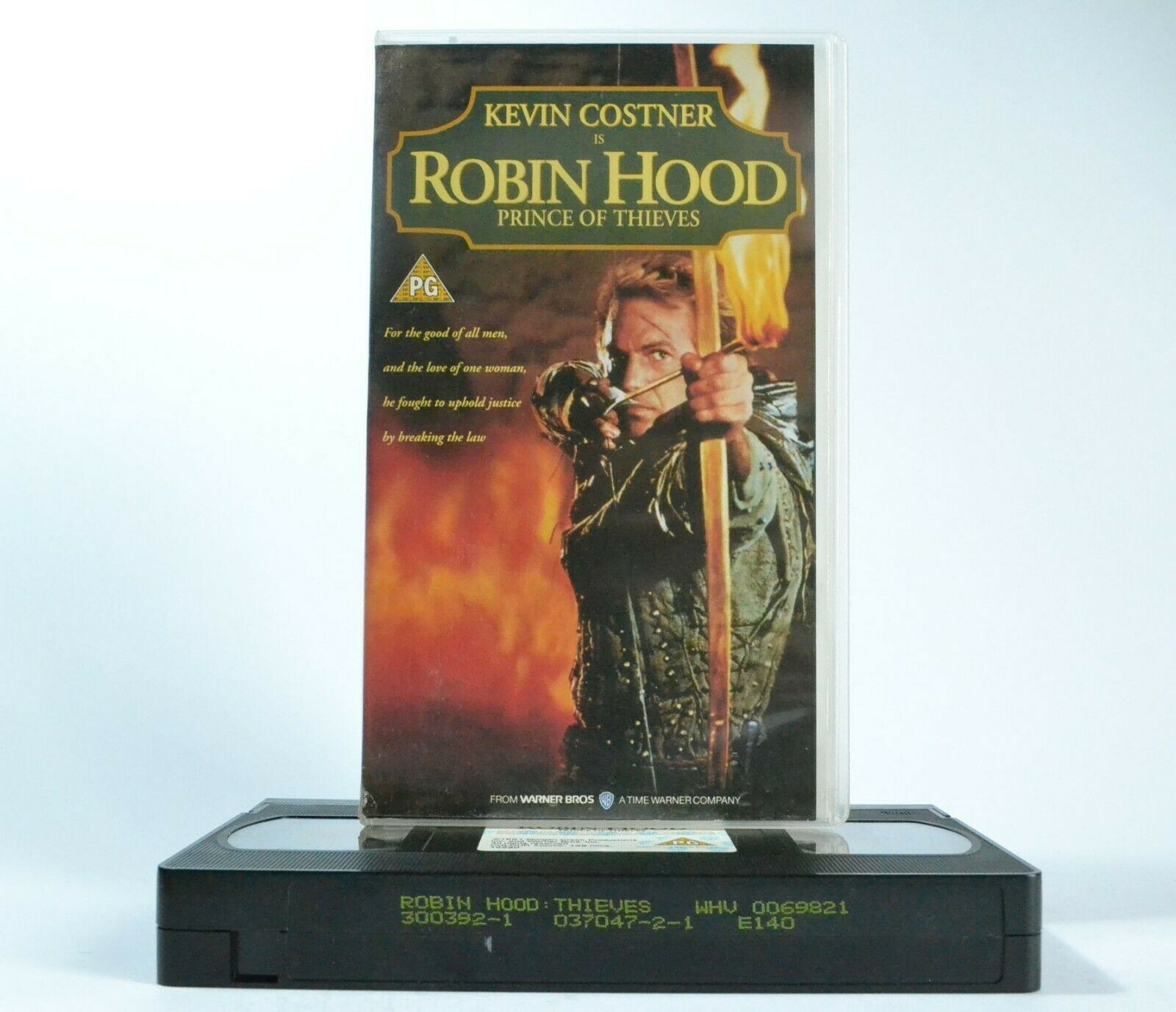 Robin Hood: Prince Of Thieves [English Folk Tale] - Kevin Costner - Pal VHS-