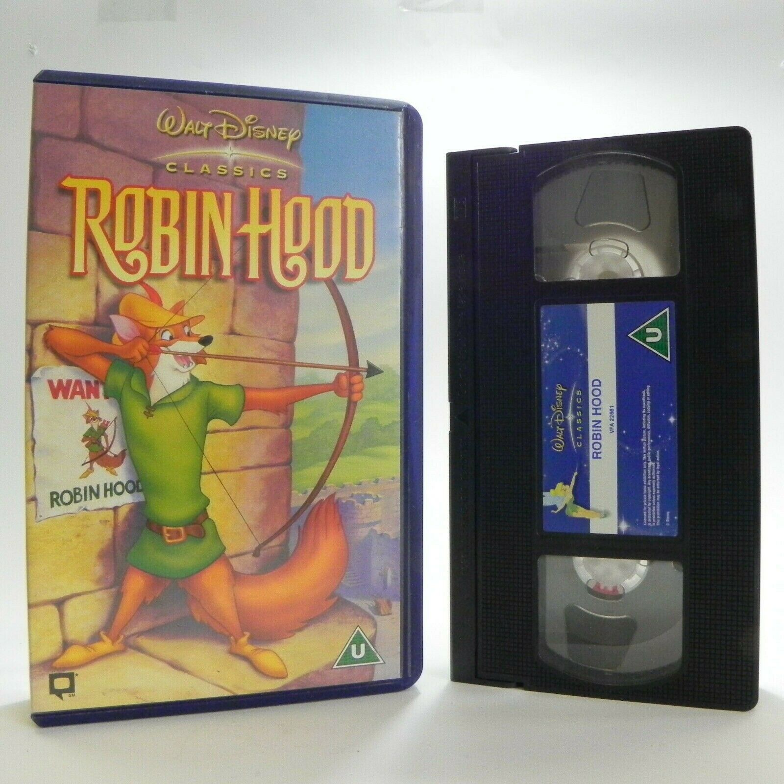 Robin Hood: Rags To Riches Adventure - Walt Disney Classics - Children's - VHS-