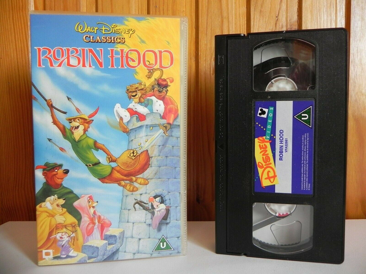 Robin Hood - Walt Disney Classics - Animated - Adventure - Children's - Pal VHS-