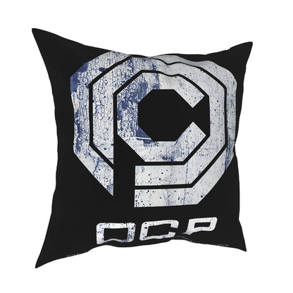 Robocop Ocp Classic Movie Logo T Print Ed209 Retro Vintage Original Design Womens Comical Cheap Sale Pillow Case Cover-3D-30 x 30cm-