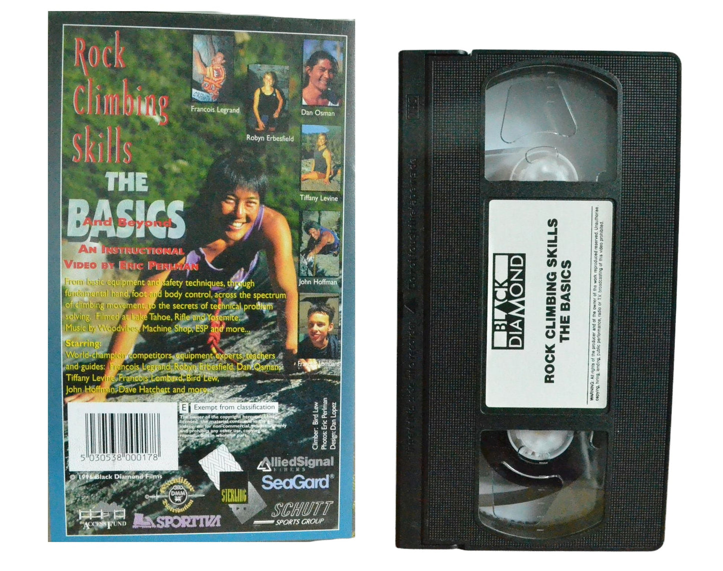 Rock Climbing Skills - The Basics - Black Diamond - Sports-Pal VHS-