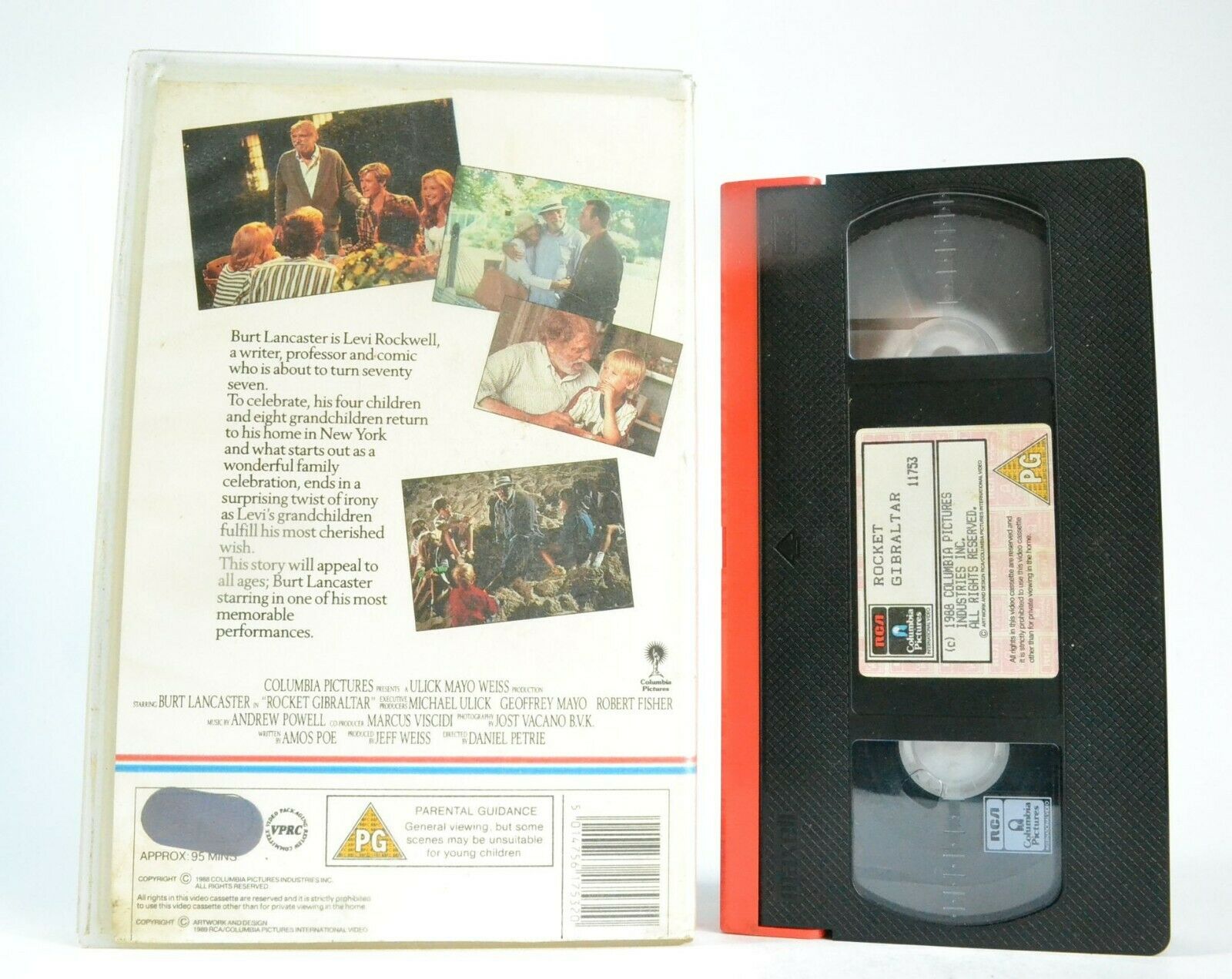 Rocket Gibraltar (1988): Drama [Large Box] Burt Lancaster / Kevin Spacey - VHS-