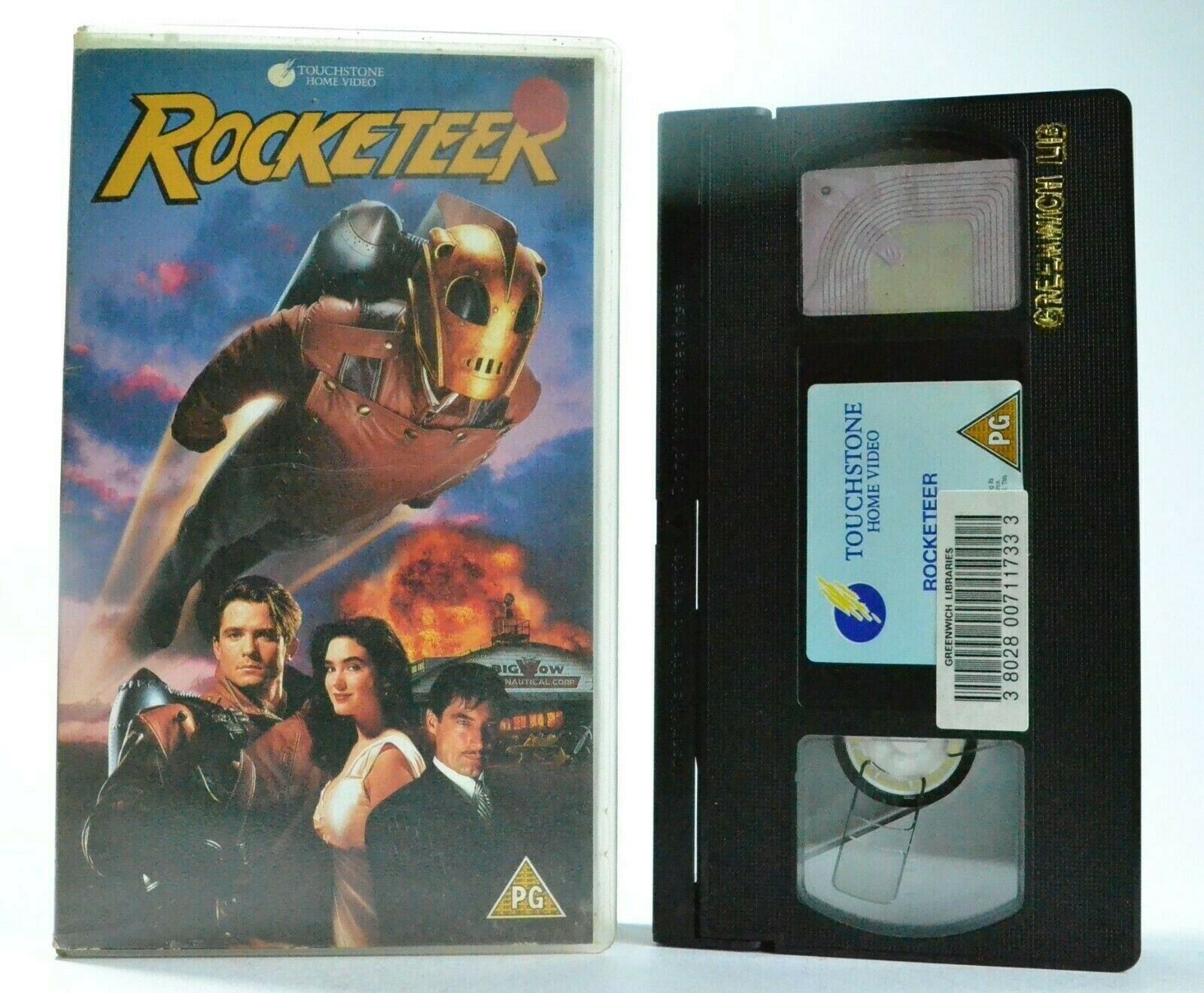 Rocketeer (1991): Period Superhero Film - Jennifer Connelly - Children's - VHS-