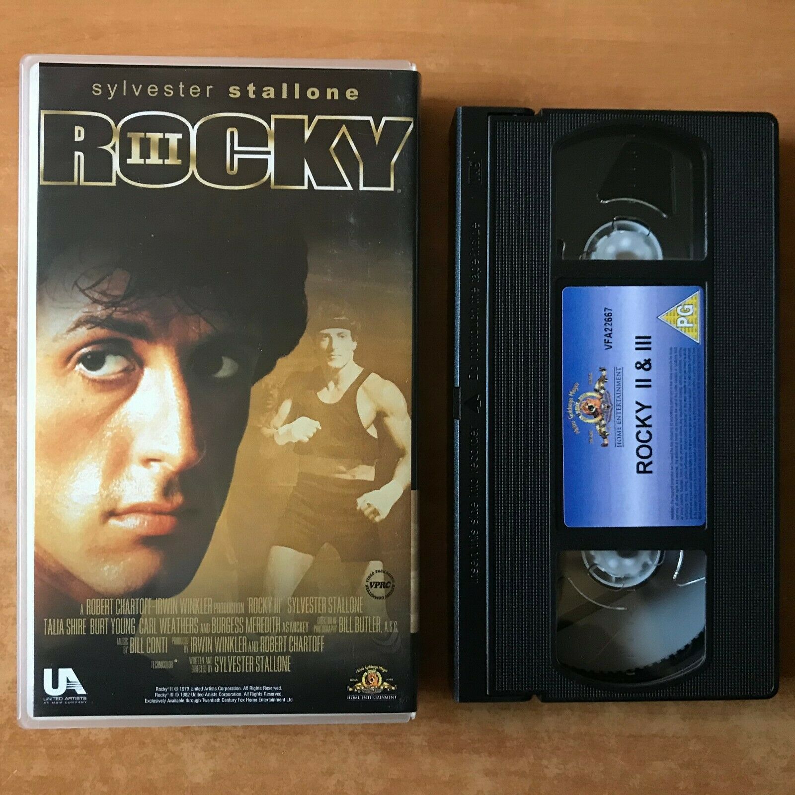 Rocky 2 / 3: Ultimate Boxing Action - Sport Drama - Sylvester Stallone - Pal VHS-