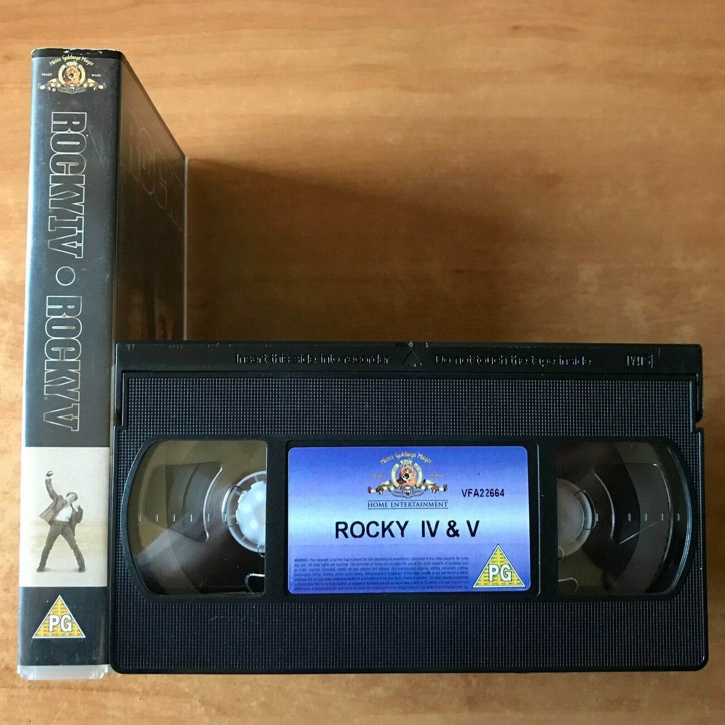 Rocky 4 / 5 : Stallone Vs. Lundgren - Sport Drama - Brigitte Nielsen - Pal VHS-