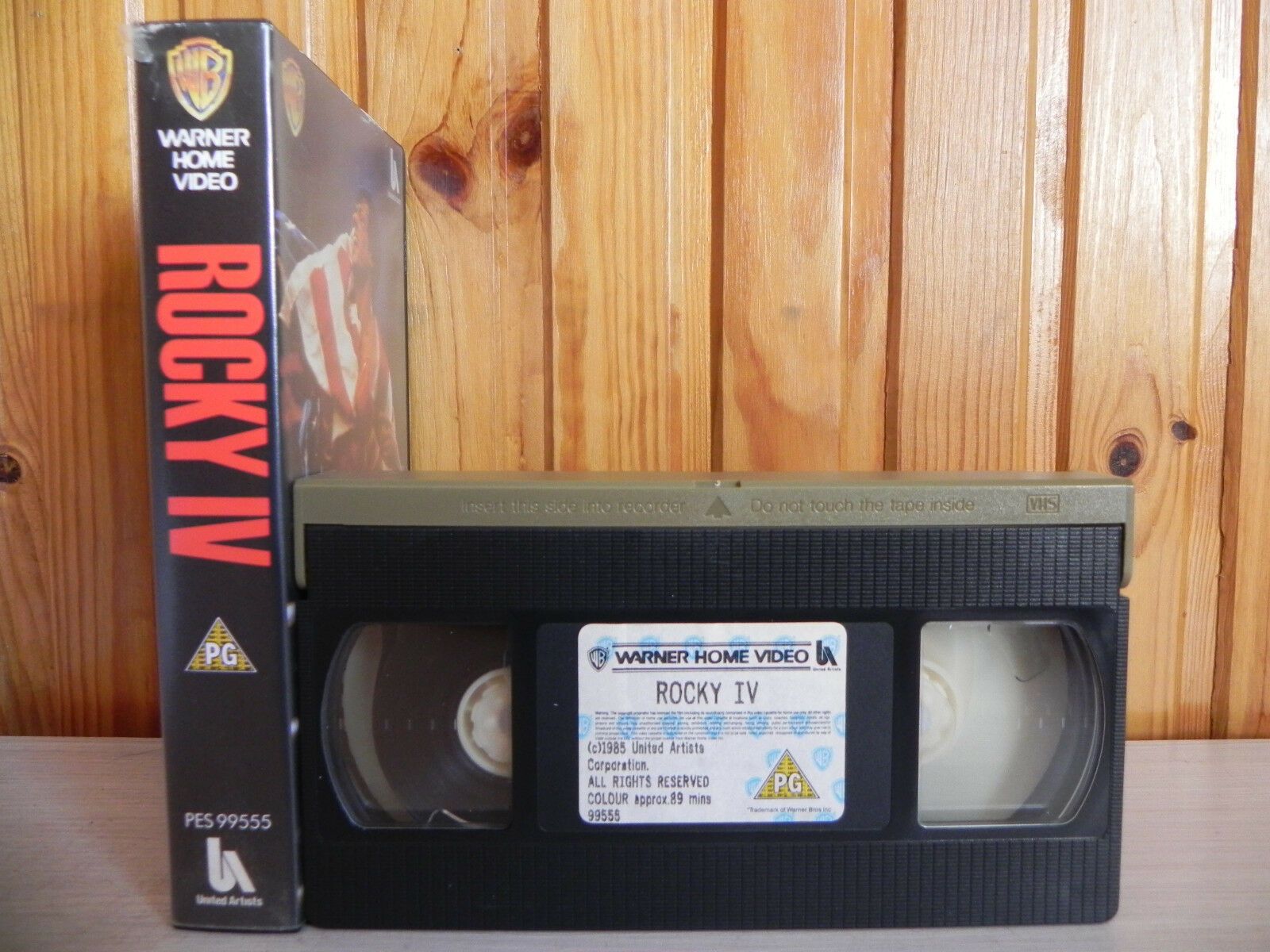 Rocky 4: Sylvester Stallone Vs Dolph Lundgren - (1985) Sports Drama - Pal VHS-