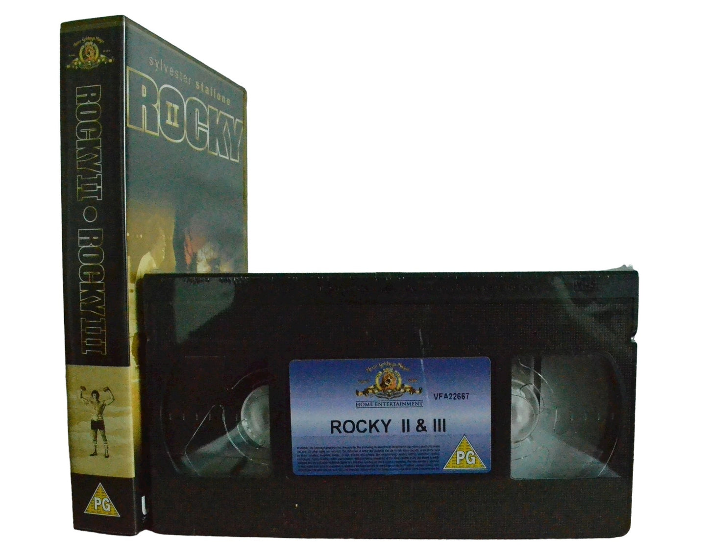 Rocky II & III - Sylvester Stallone - Metro-Goldwyn-Mayer Home Entertainment - Brand New Sealed - Pal VHS-