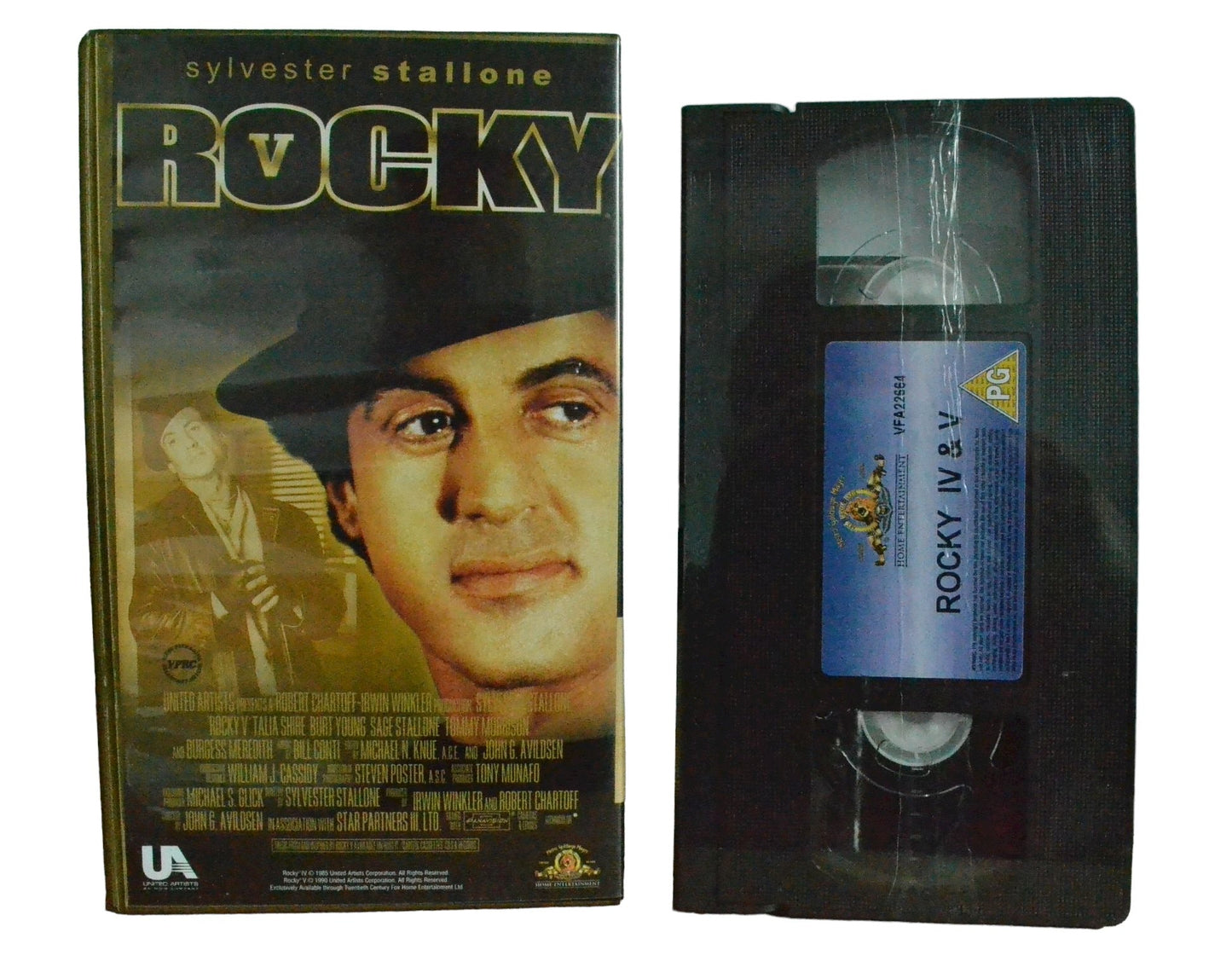 Rocky IV & V - Sylvester Stallone - Metro-Goldwyn-Mayer Home Entertainment - Brand New Sealed - Pal VHS-