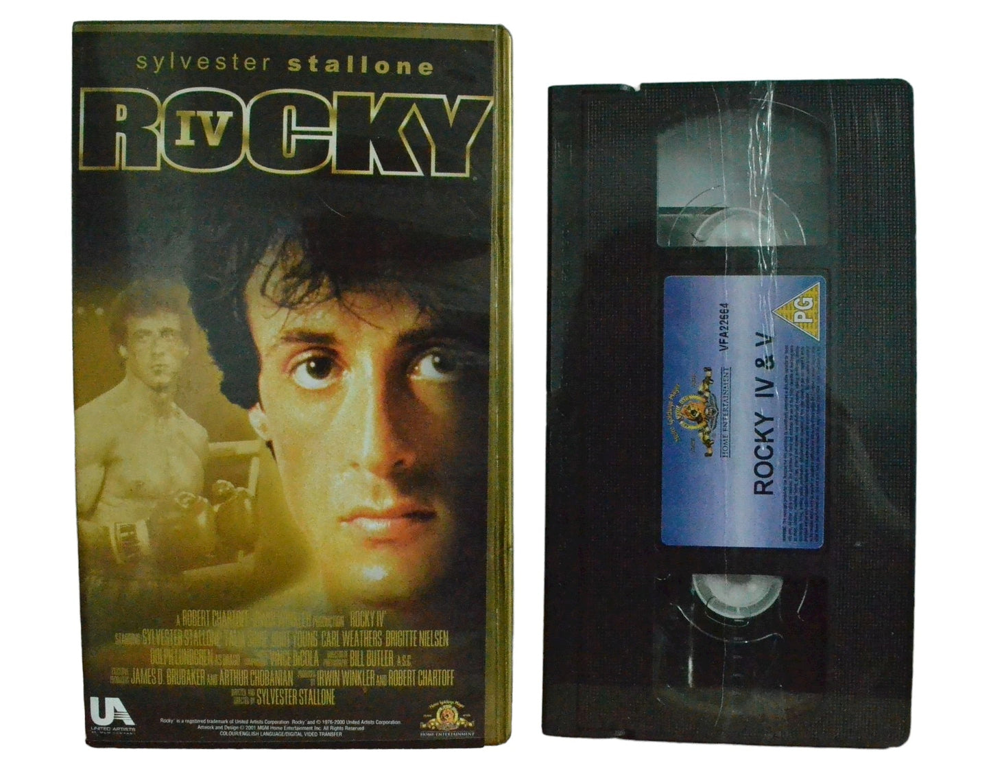 Rocky IV & V - Sylvester Stallone - Metro-Goldwyn-Mayer Home Entertainment - Brand New Sealed - Pal VHS-