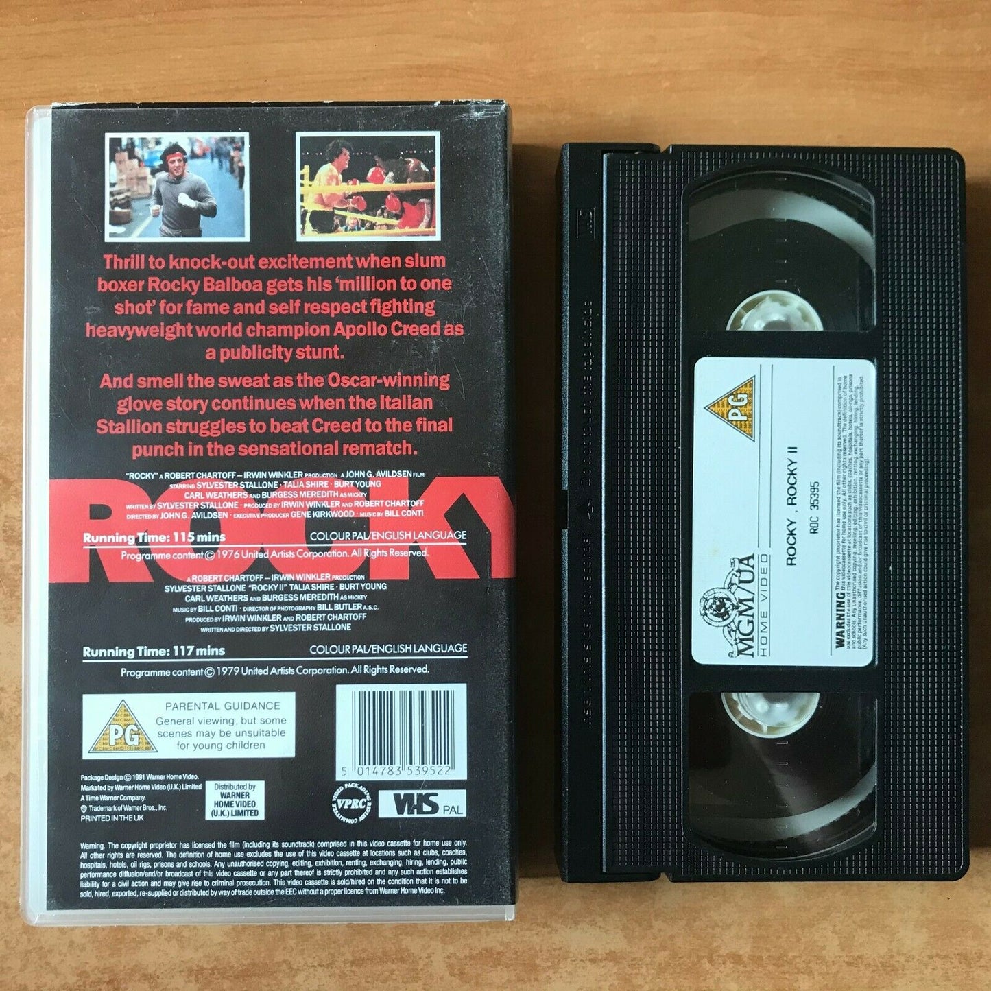 Rocky / Rocky 2; [Special Double Bill]: Sport Drama - Sylvester Stallone - VHS-