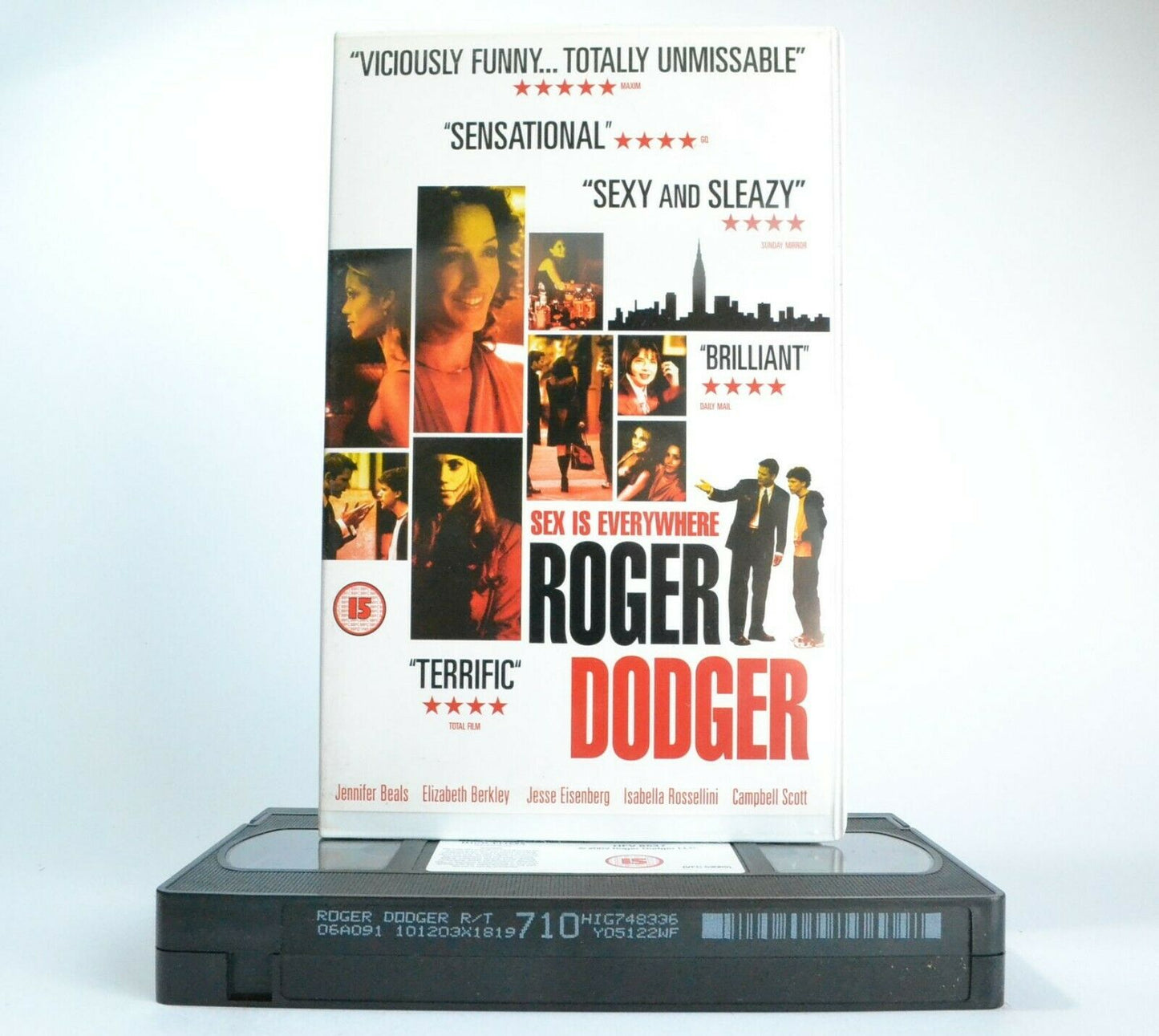 Roger Dodger: Comedy/Drama (2002) - Large Box - I.Rossellini/E.Berkley - Pal VHS-