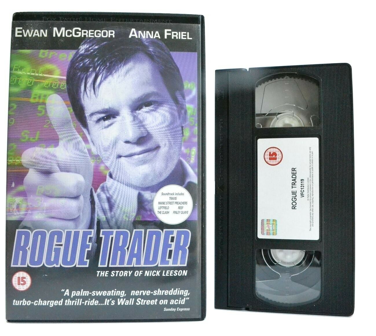 Rogue Trader: Story Of Nick Leeson - Large Box - Drama - Ewan McGregor - Pal VHS-